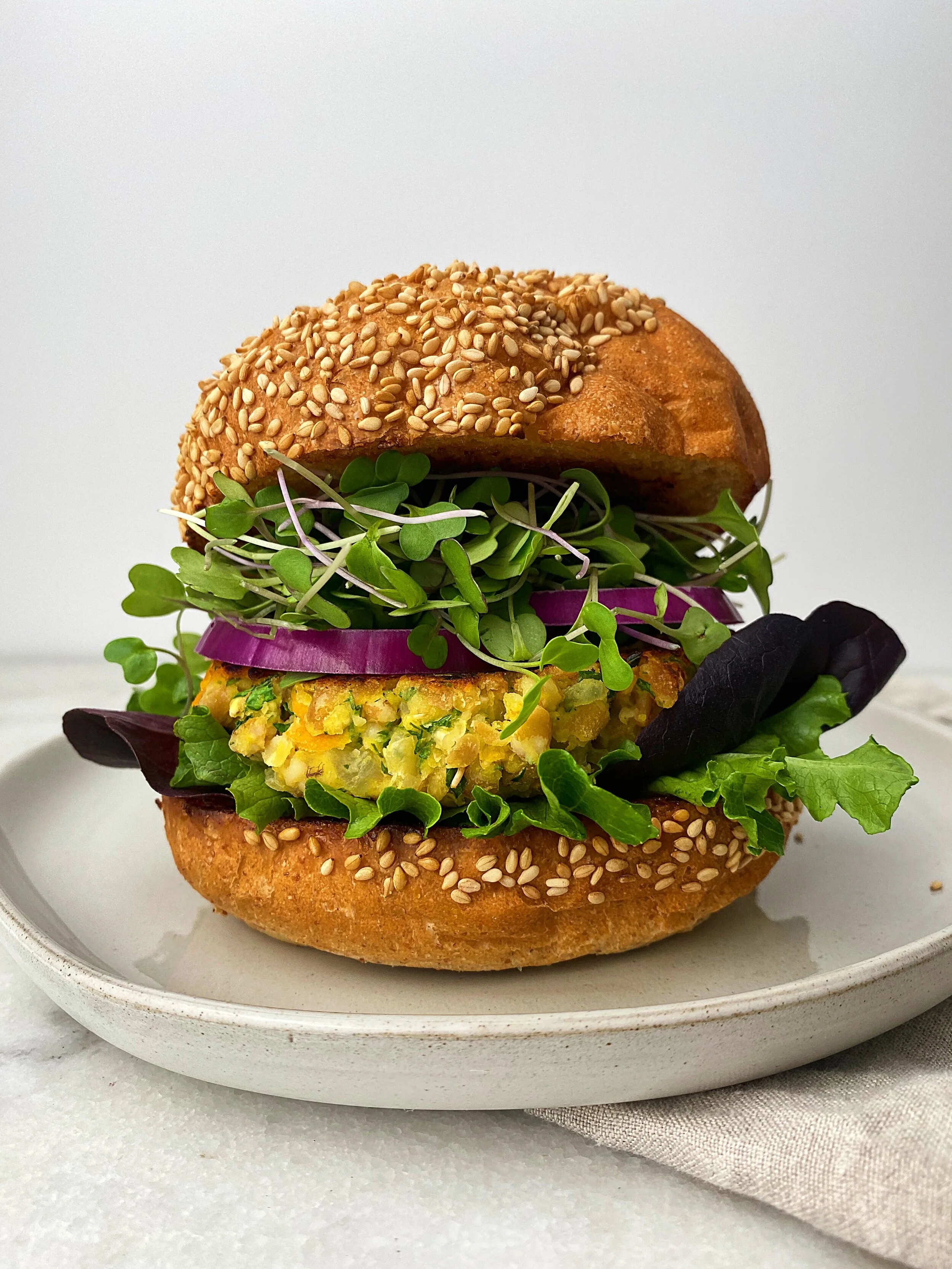 Farro and Dill White Bean Burgers — Lessons In Food