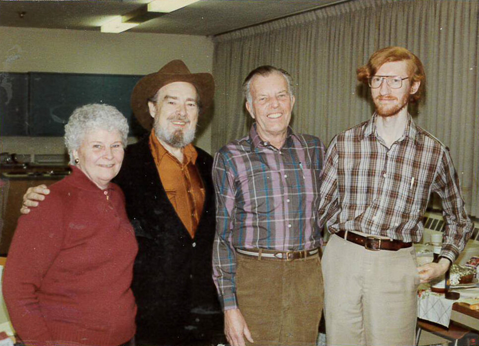 Board leadership with bluegrass singer Mac Wiseman