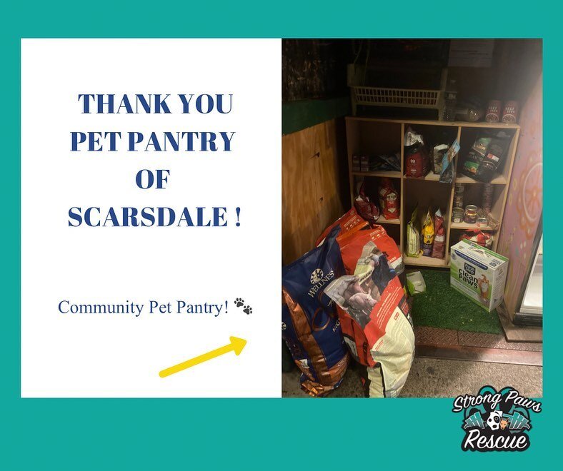 Thank you @ppwpet of Scarsdale &amp; customers for your donations of dog food and supplies last night! We would not be able to keep our pet pantry full without your monthly donations. 

We are looking for more people to join our fridge ambassador pro
