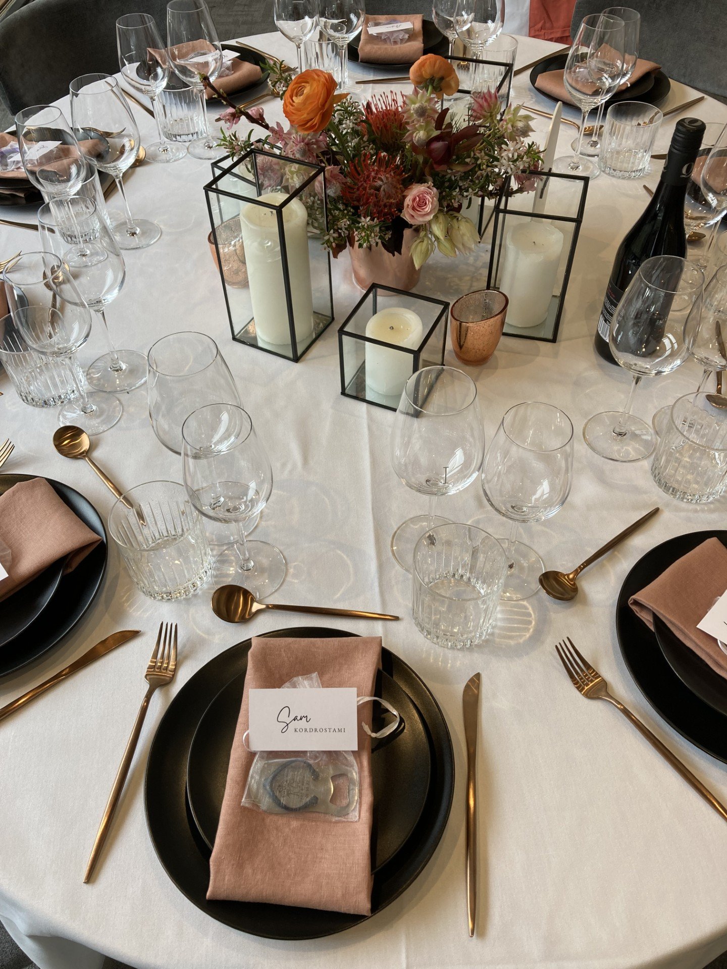 Wedding tableware