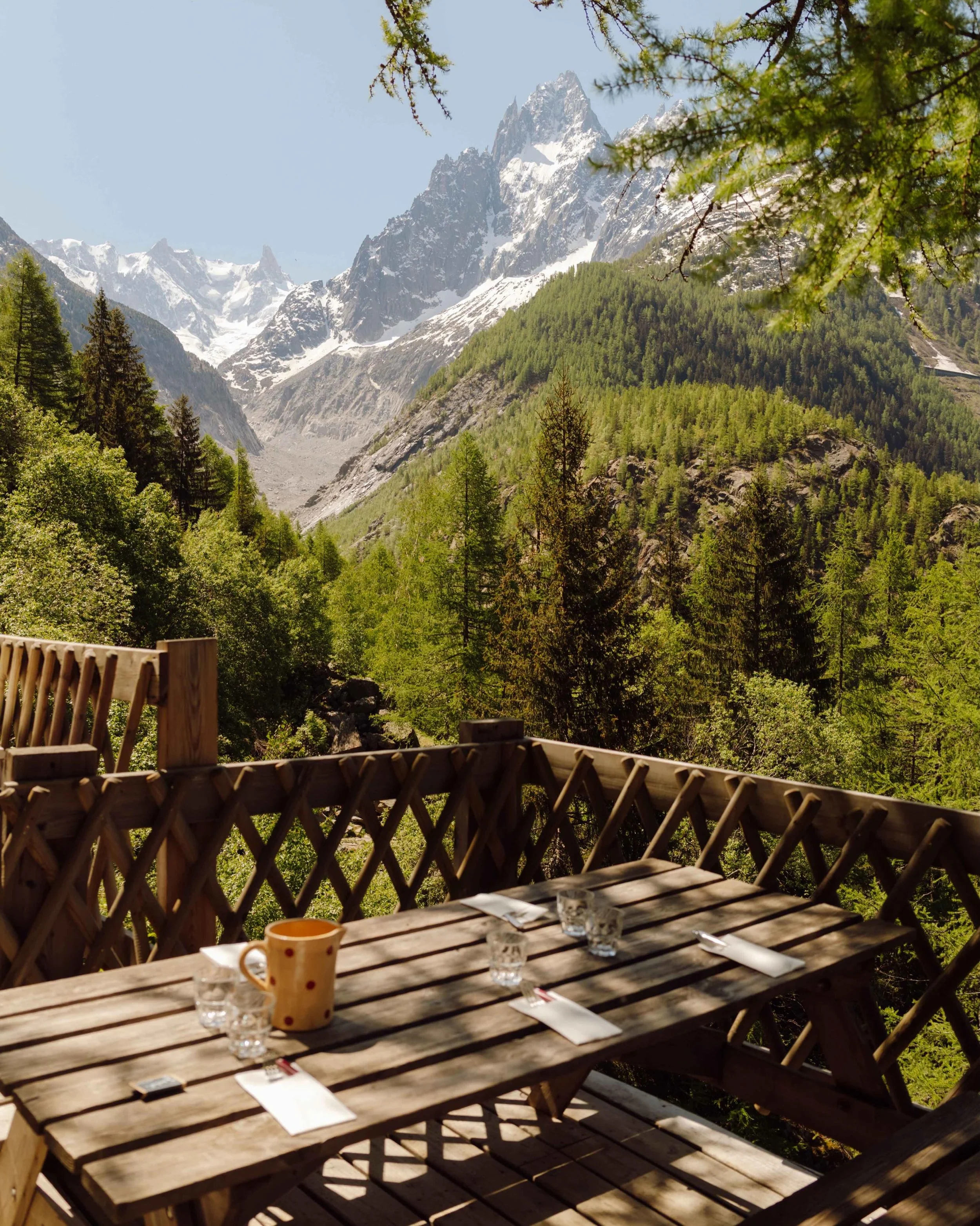 Searching for glaciers, but only got the heat. Either way, Chamonix is always worth it.