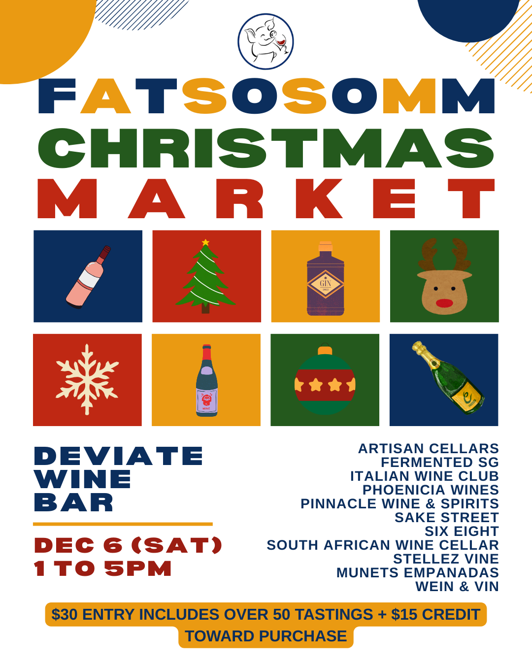 Christmas Fair Extravaganza: Wine, Sake, Spirits, Empanadas and More!!!!