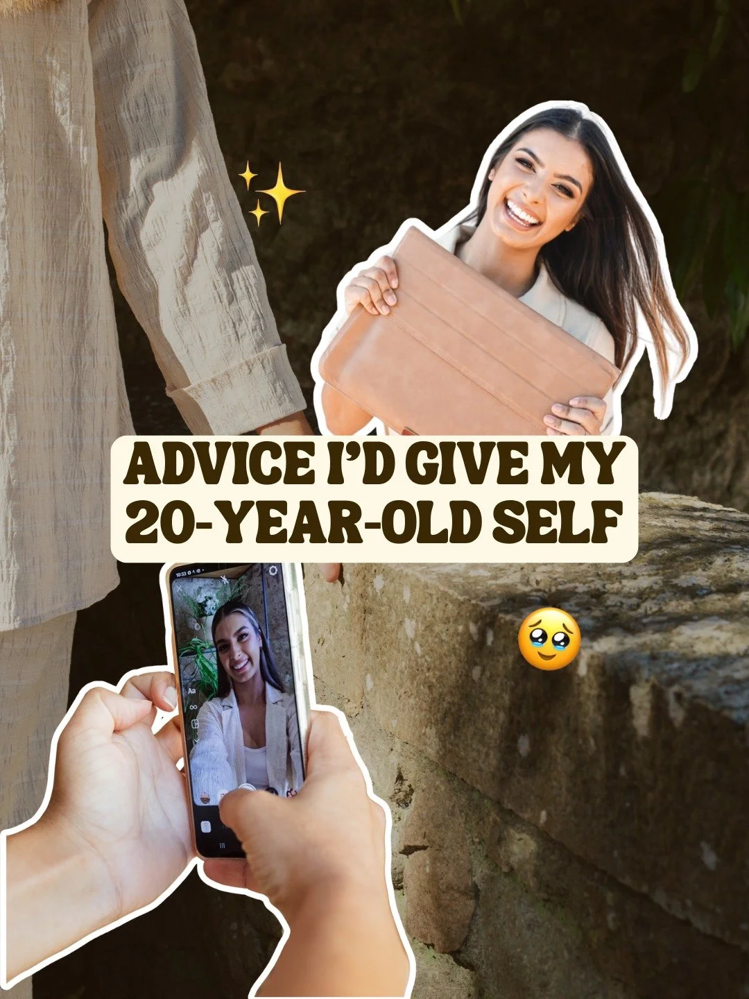 If I could talk to my 20-year-old self, I&rsquo;d probably tell her to relax a little. 😅
And no doubt, my 40, 50, 60 and older future self will have some serious words of advice for me now. But some lessons only land with time and that&rsquo;s okay.