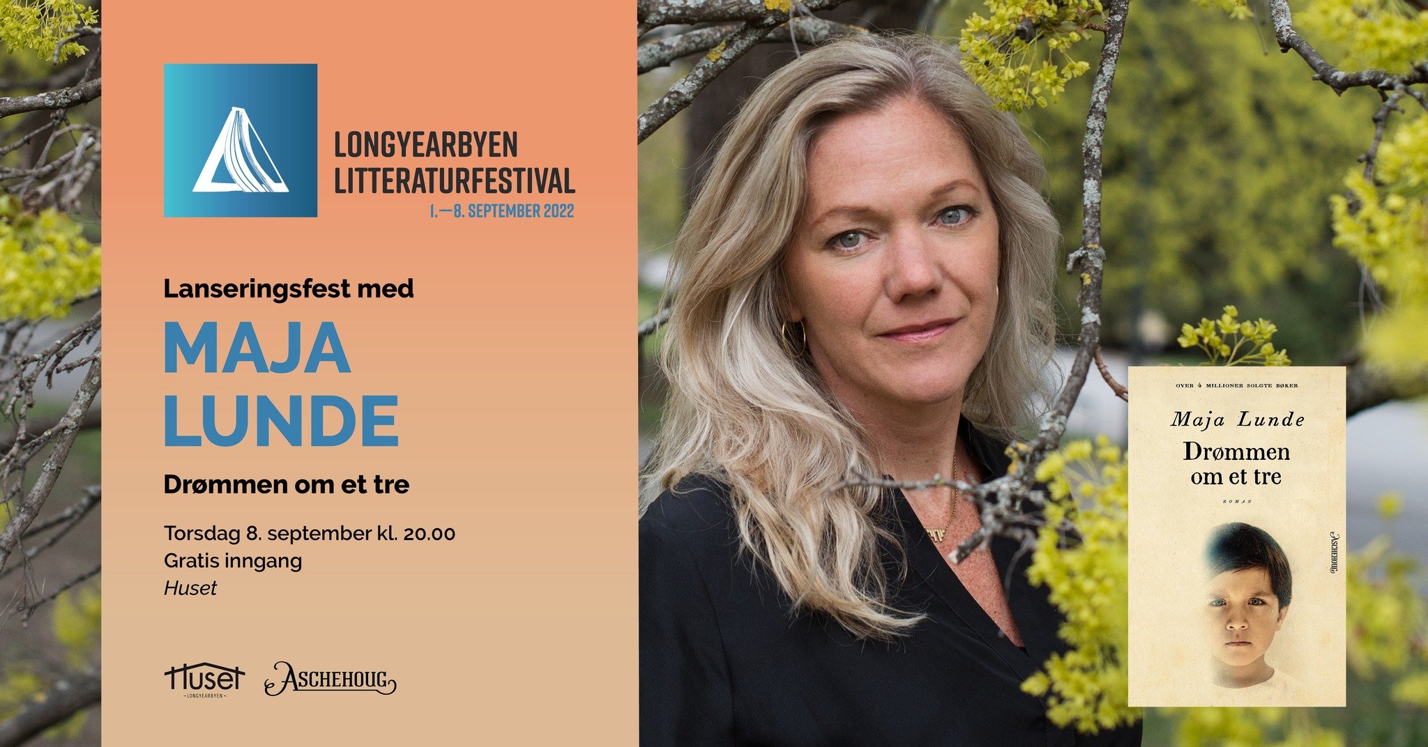 Longyearbyen literature festival: Book Launch party with Maja Lunde: The Dream of a Tree