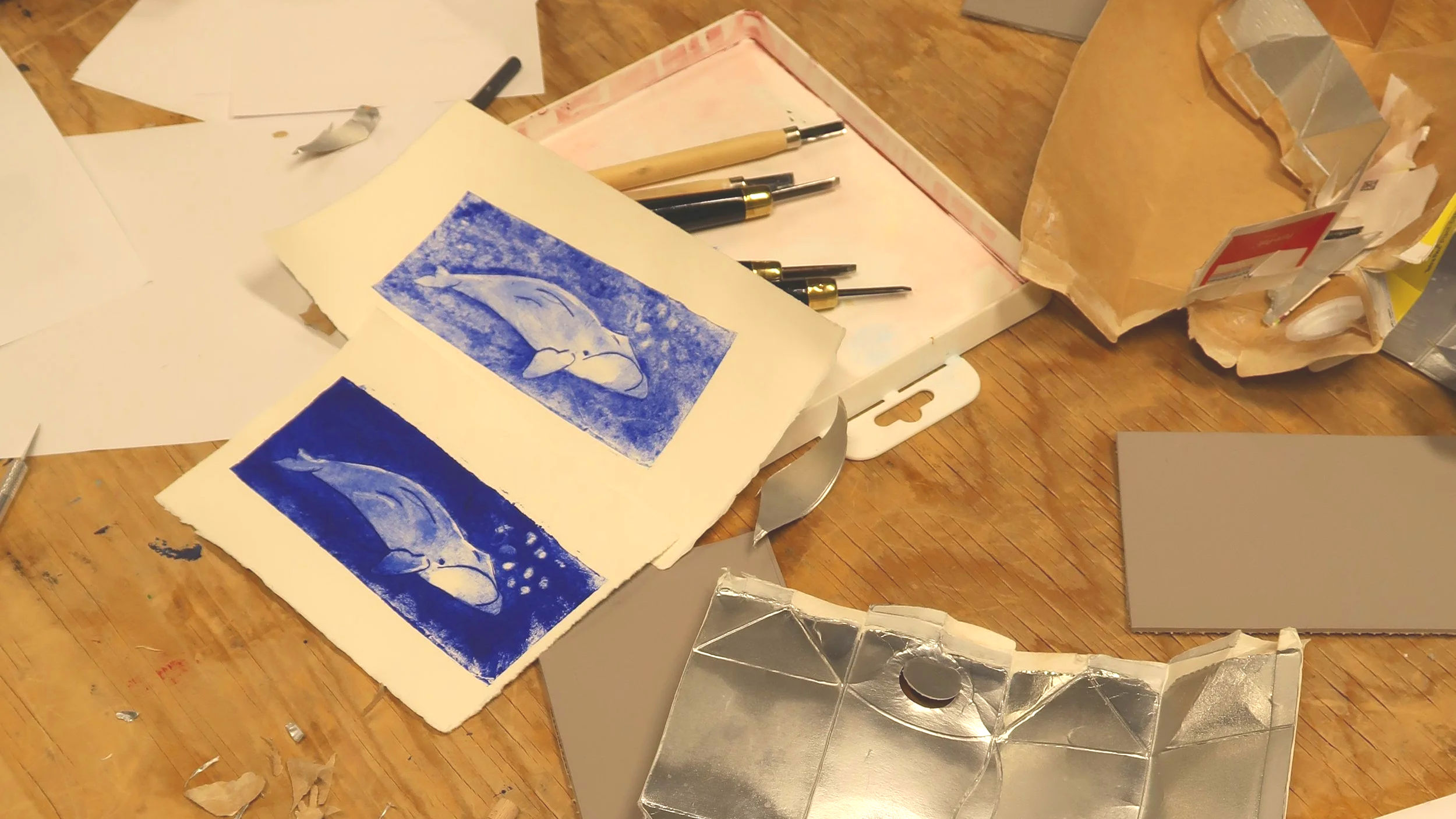 Workshop: Creative Printmaking with Kirsty Banks & Marieke ten Berge