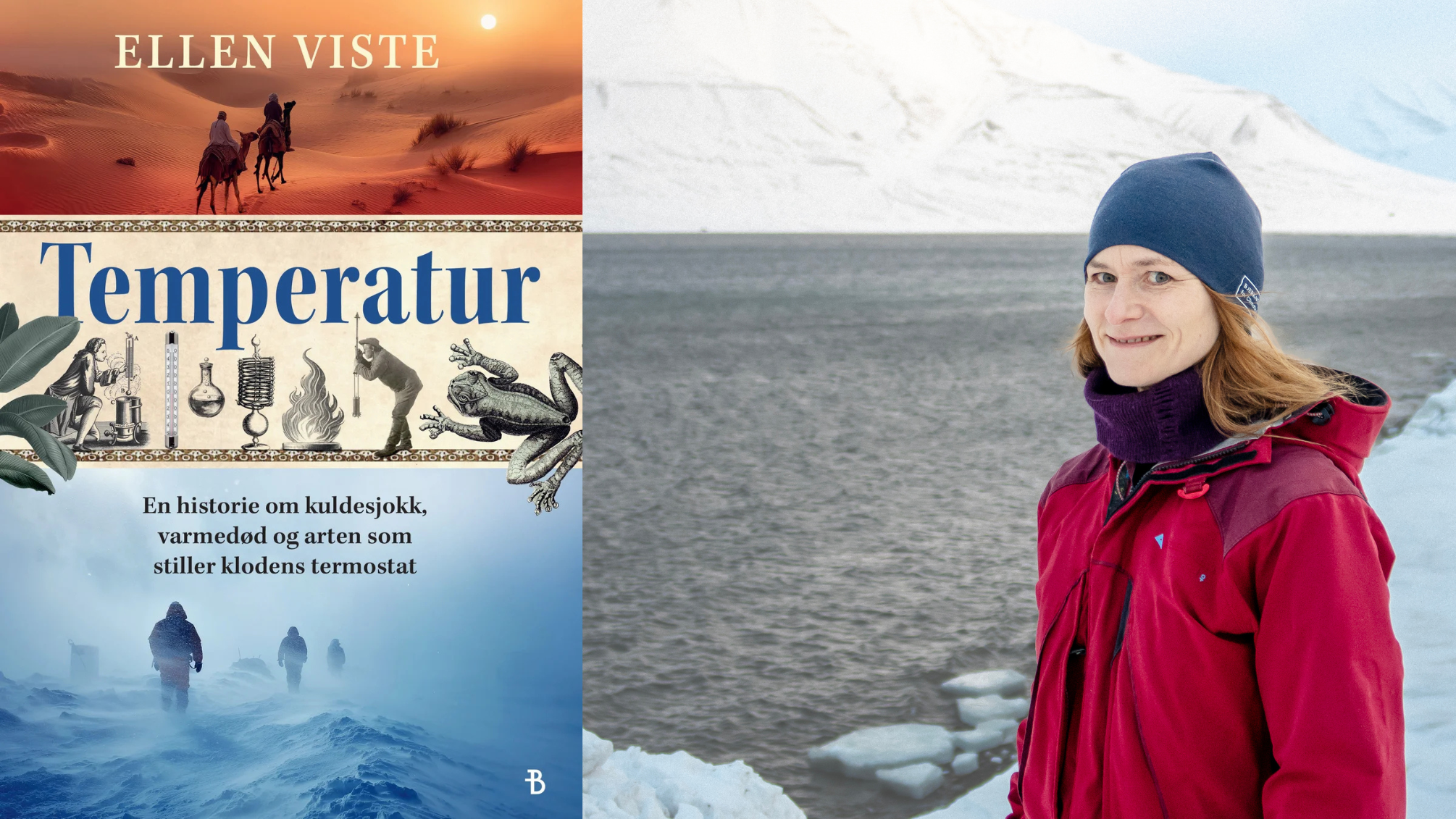 Ellen Viste releases new book Temperature. A Story of Cold Shock, Heat Death, and the Species That Sets the Planet’s Thermostat
