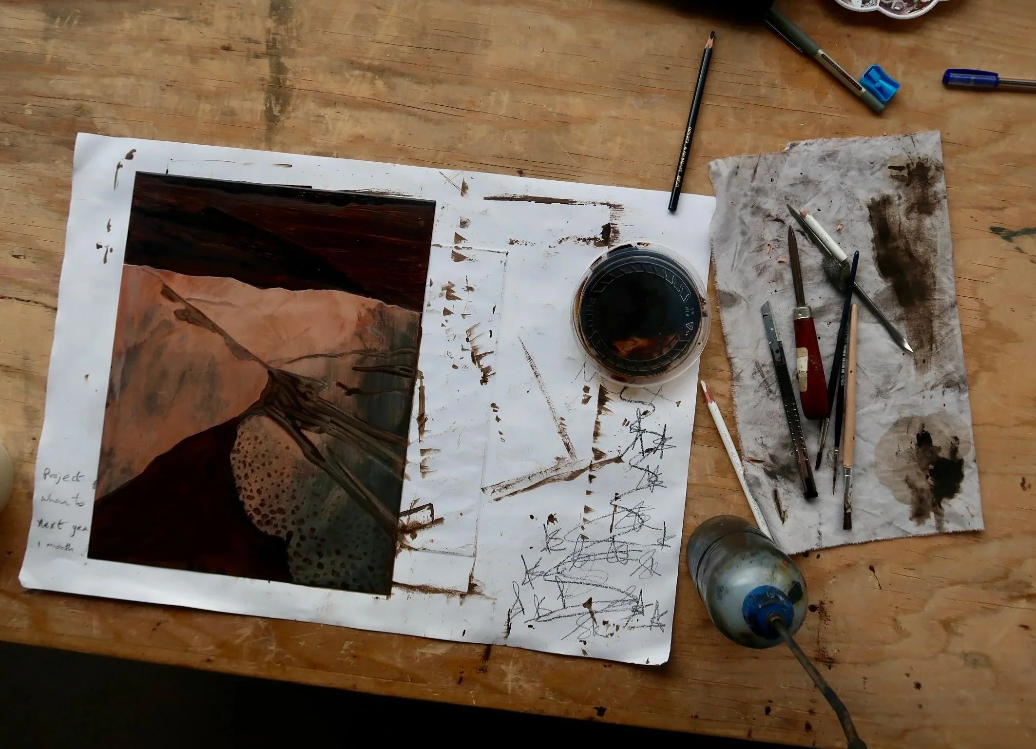 Workshop: Introduction to Soft Ground Etching Hosted by Soghra Khurasani