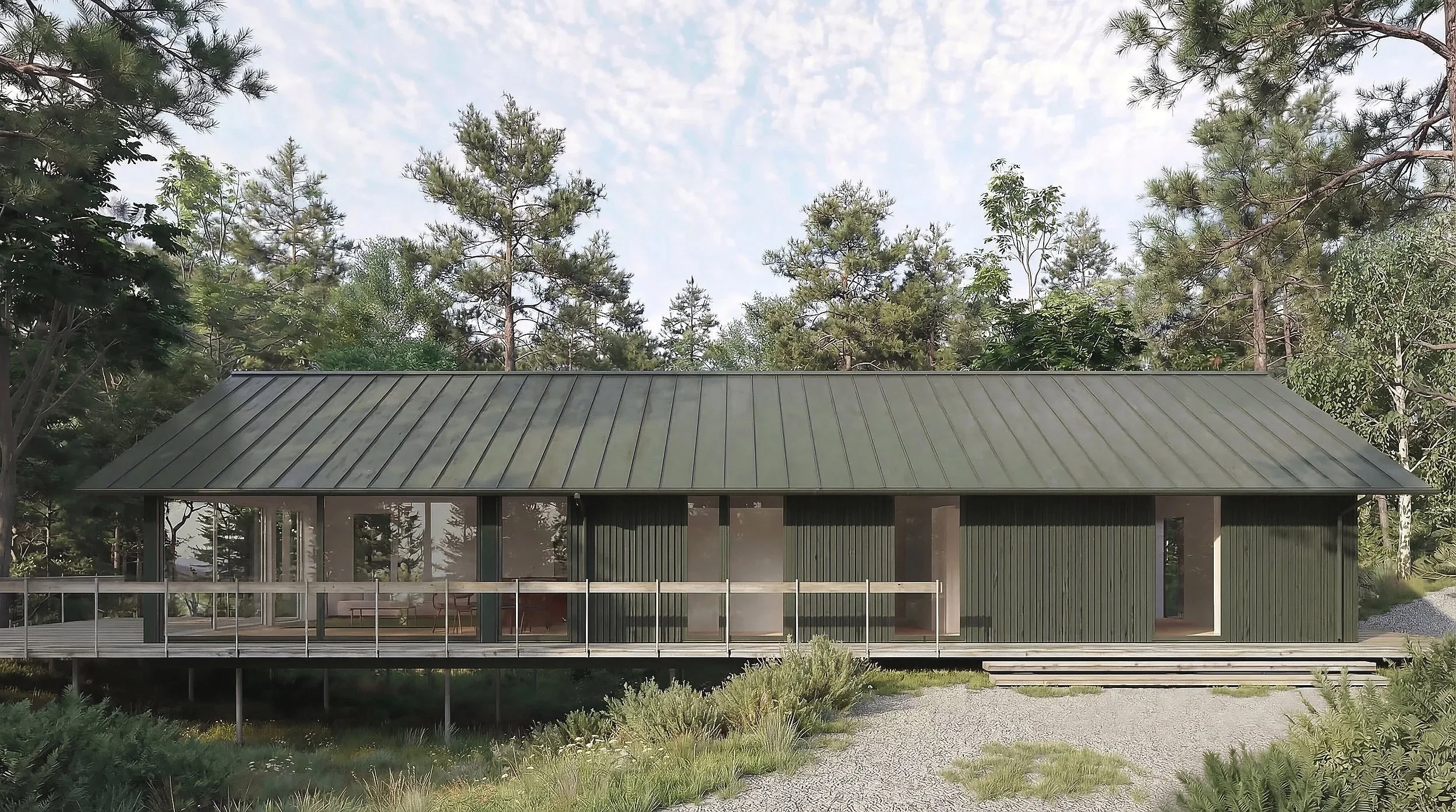 Nybygget sommerhus