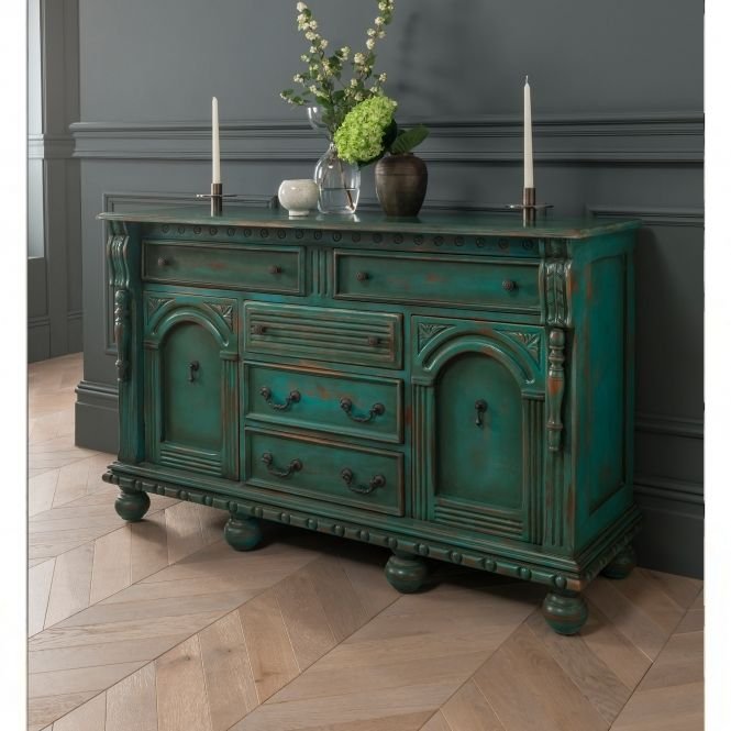 Green Antique French Style Sideboard.jpg