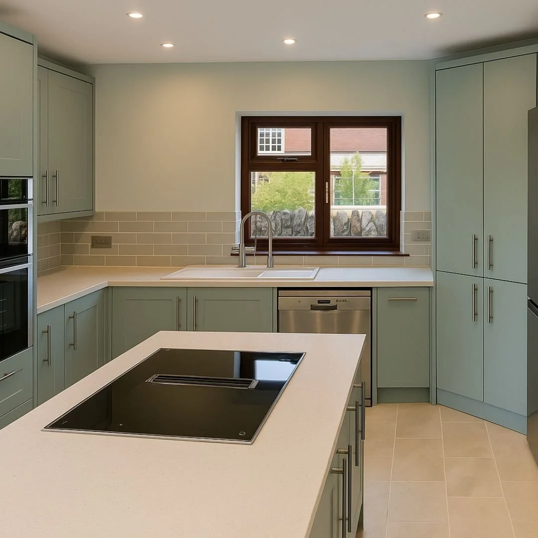 This is a kitchen upgrade project we completed a few years ago for a residential client outside Oxford - what a transformation!