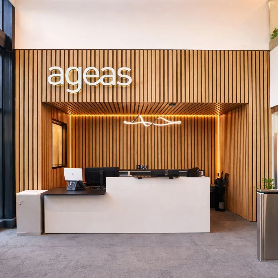 I'm excited to share a photo of one of our high profile projects that we were working on for most of 2025.

Currently undergoing an extensive refurb, both to update the look and feel of their reception and office space, but also to upgrade their envi