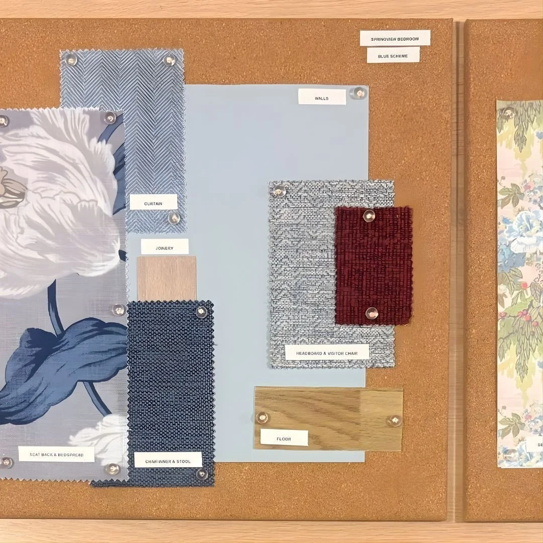 We're working with Springview Care Home in Enfield to transform their dementia floor.

Alongside commissioning stunning wall murals of the local area and parkland from the super talented @zosienka_illustration we have designed fitted wardrobes, dress