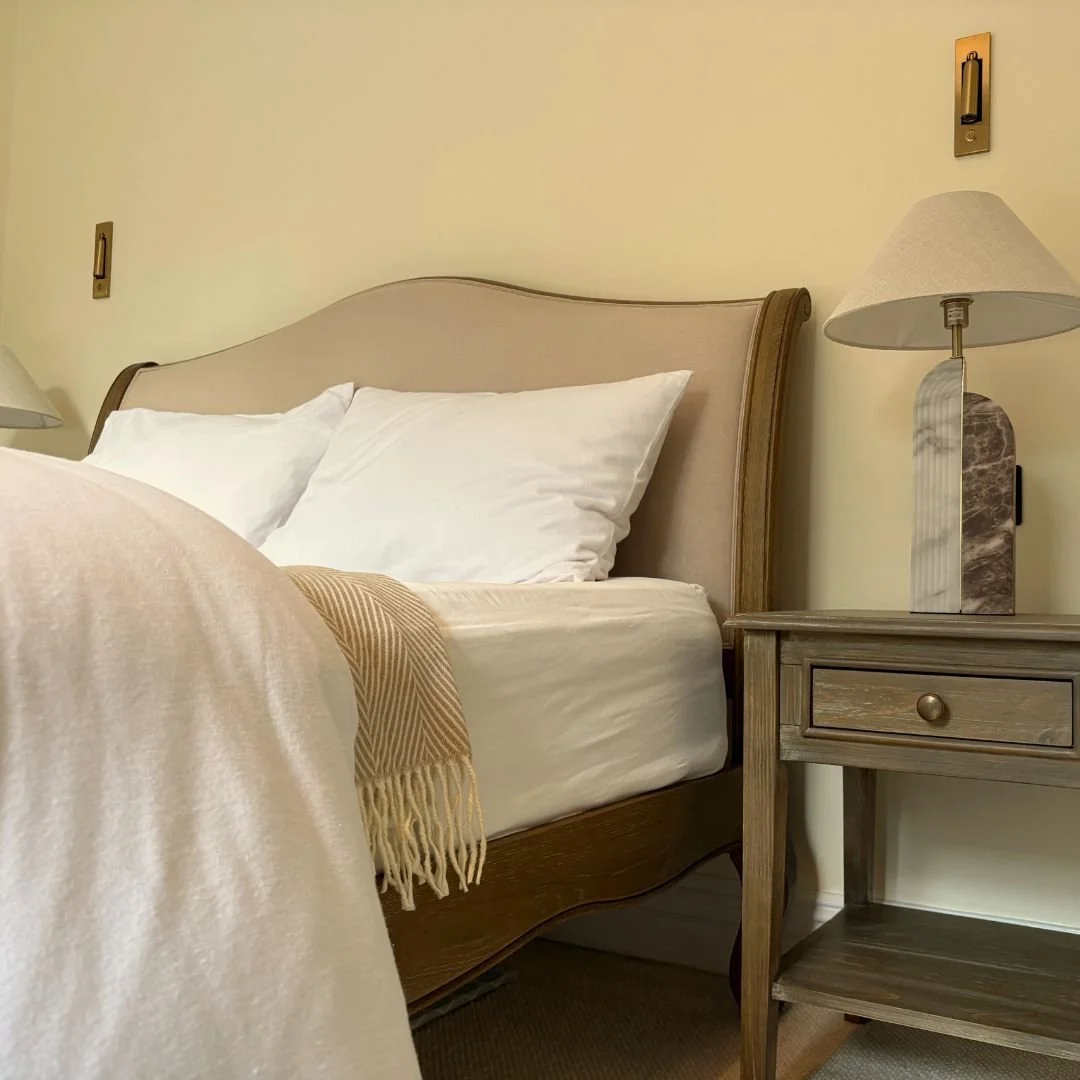 This bedroom was all about keeping things calm, light and easy to live with. The soft yellow tones do a lot of the work in creating that atmosphere, but it&rsquo;s the smaller details that really make it feel resolved.

We built in the Pooky reading 