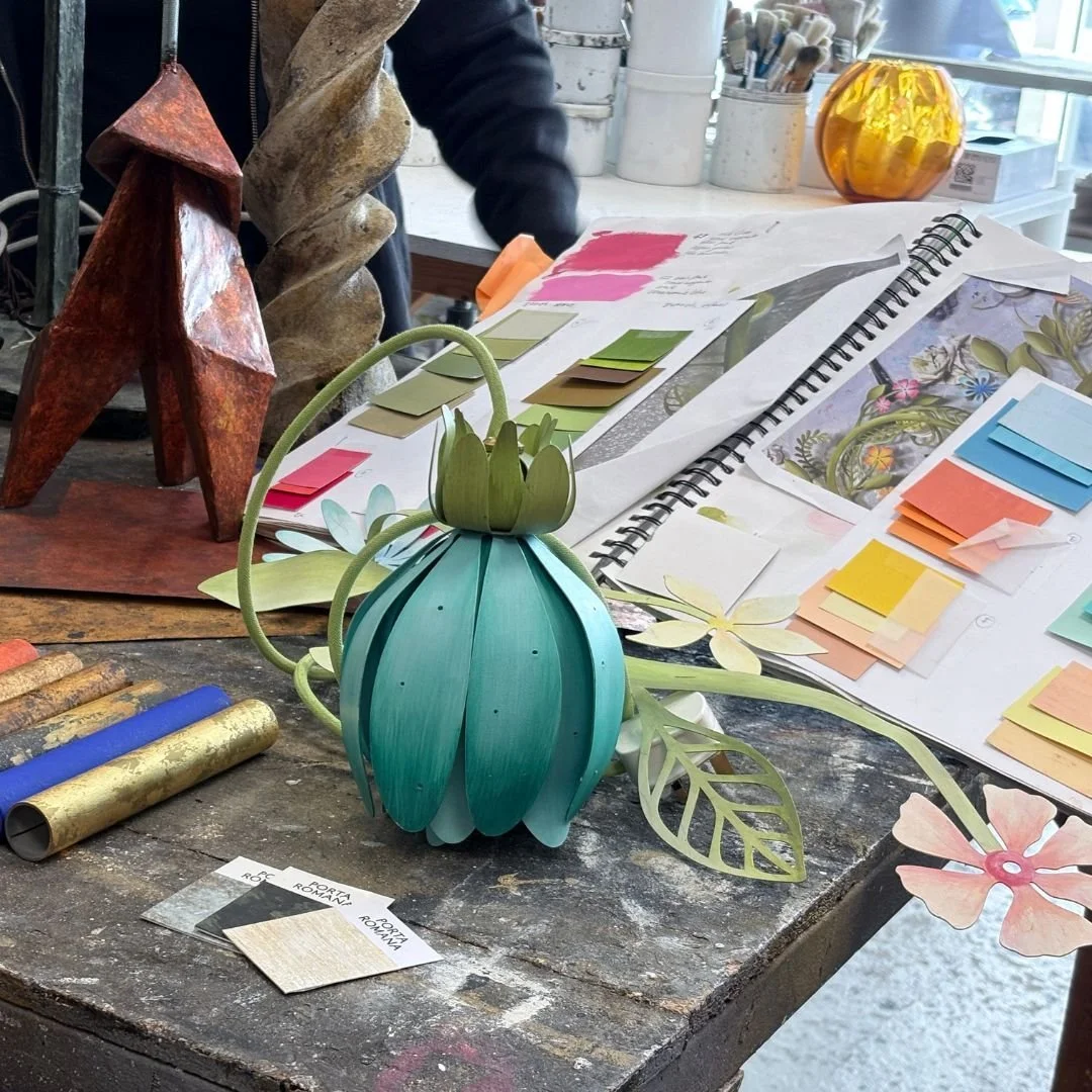 In May, my friend Rachel Hamilton from Simon Morray Jones Architects and I were invited to visit the Porta Romana workshop in Farnham.

I've always loved Porta Romana pieces, but seeing (and feeling!) the process behind them was something else. From 