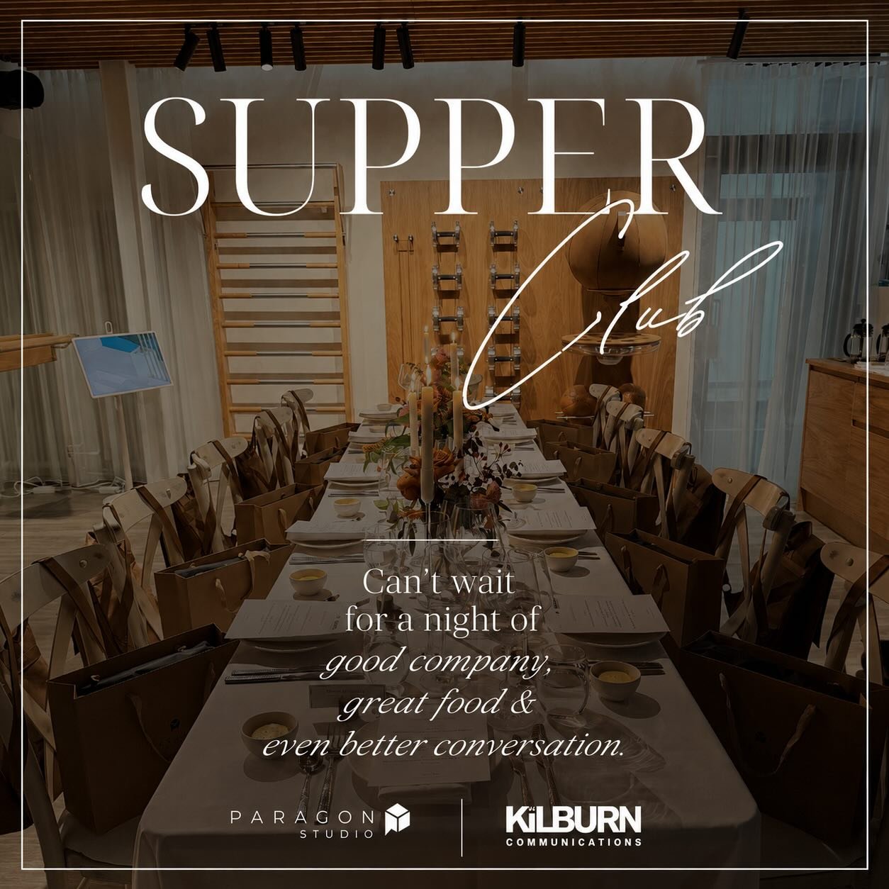 What a night &ndash; and quite the goodie bag to leave with.

A brilliant evening at Paragon Studio with Kilburn Communications, talking hospitality, design and the growing role of wellness in the guest experience, over a very good supper with equall