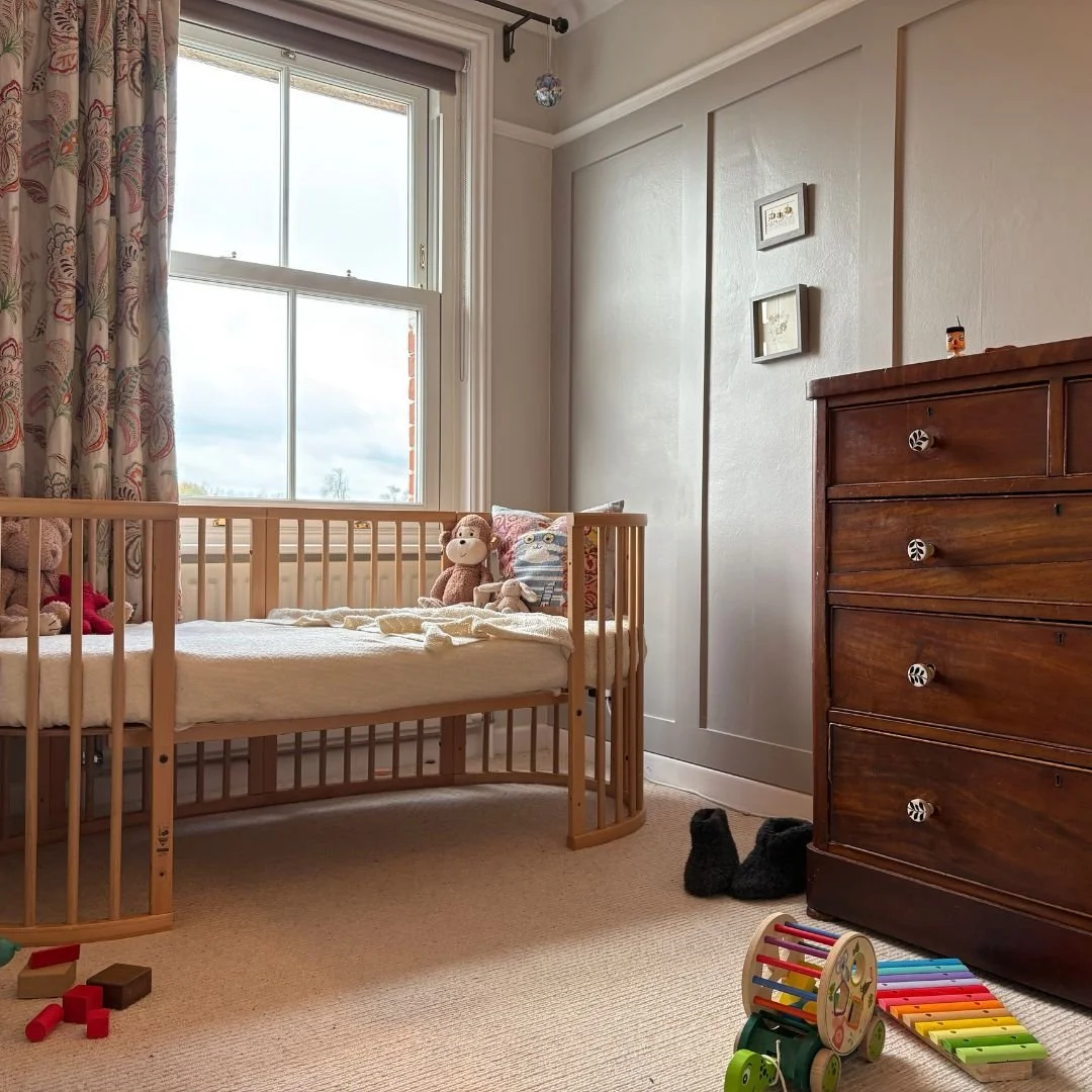 Children&rsquo;s bedrooms need to work quite hard &mdash; somewhere to sleep, play, imagine and grow, without needing to be completely redesigned every few years.

For this little room we kept the backdrop timeless, adding warmth and personality thro