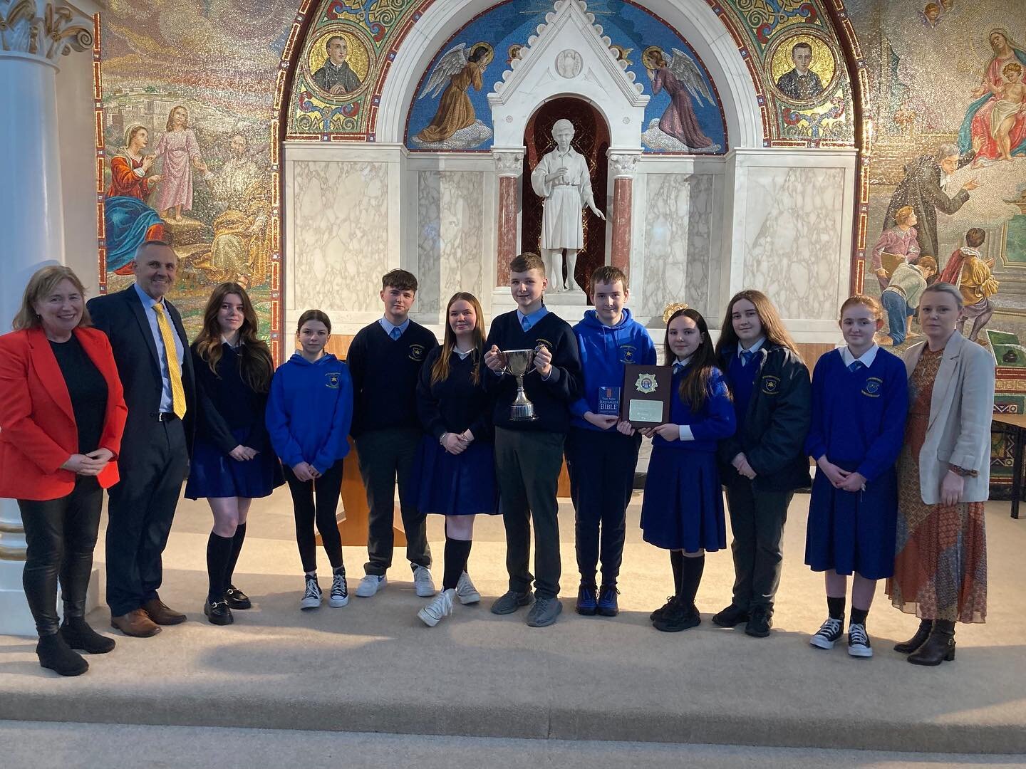 Well done to Ms Broderick and the students on their competition win today! The prayer room is fabulous! 

&ldquo;Congrats to all at Ard Scoil La Salle Raheny who took top prize at the Lasallian Competition Finals. The creation of a new prayer room by