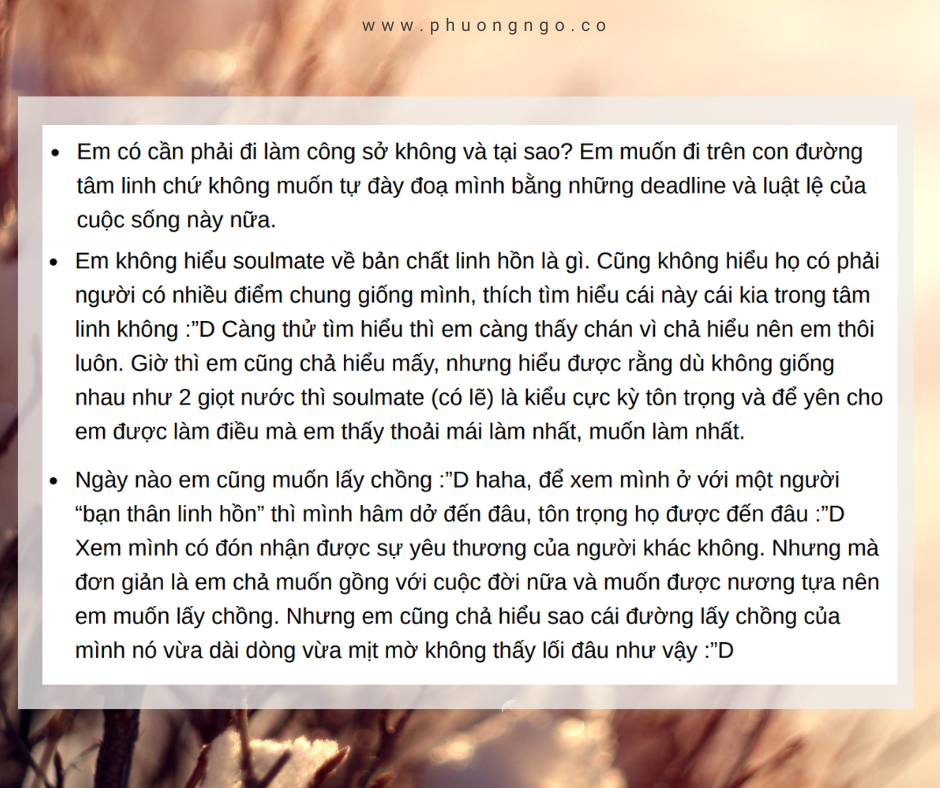  ‘Soulmate’, ‘Twinflame’ và học cách sống 