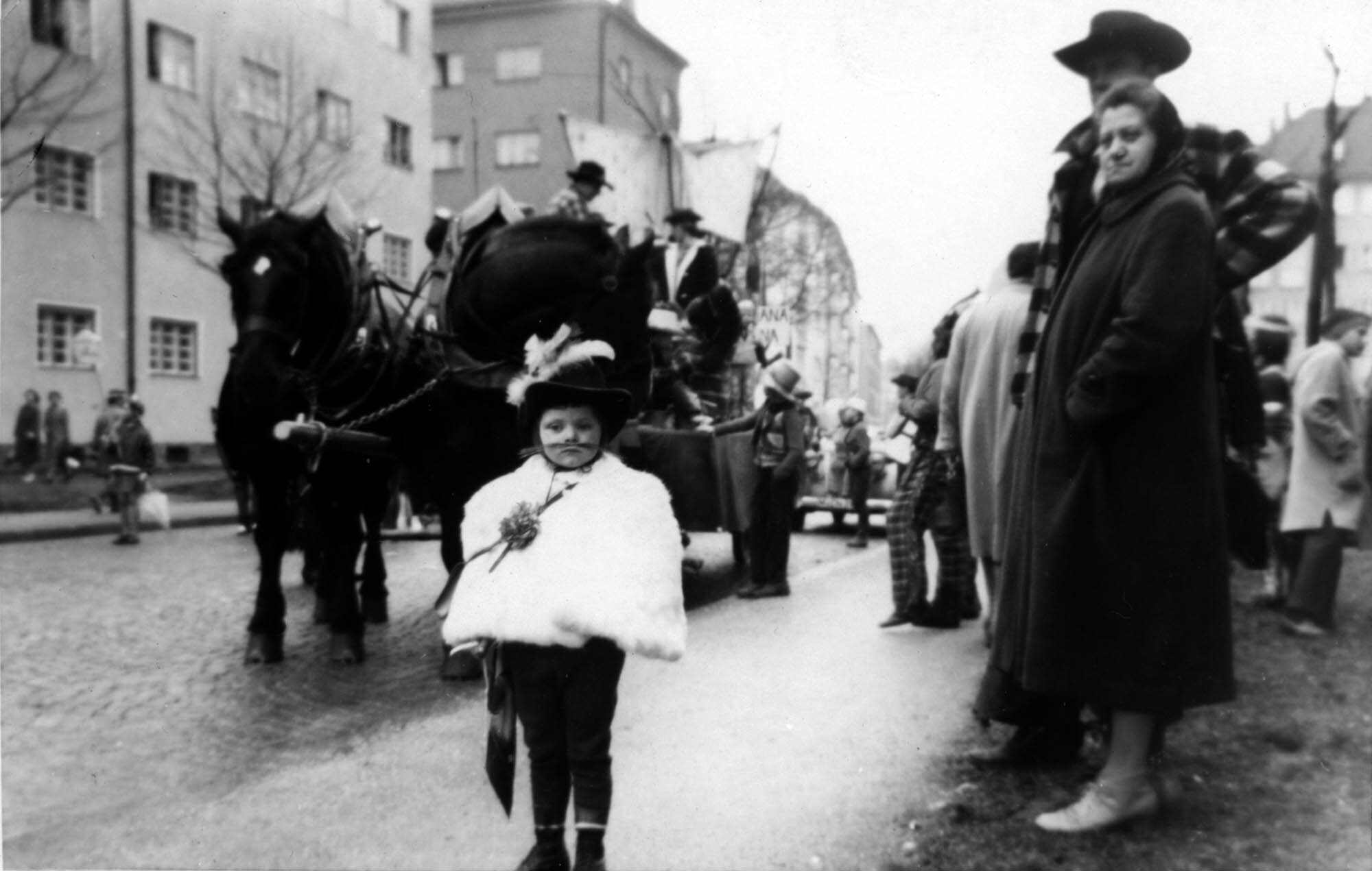 Dorothea als gestiefelter Kater 1963.