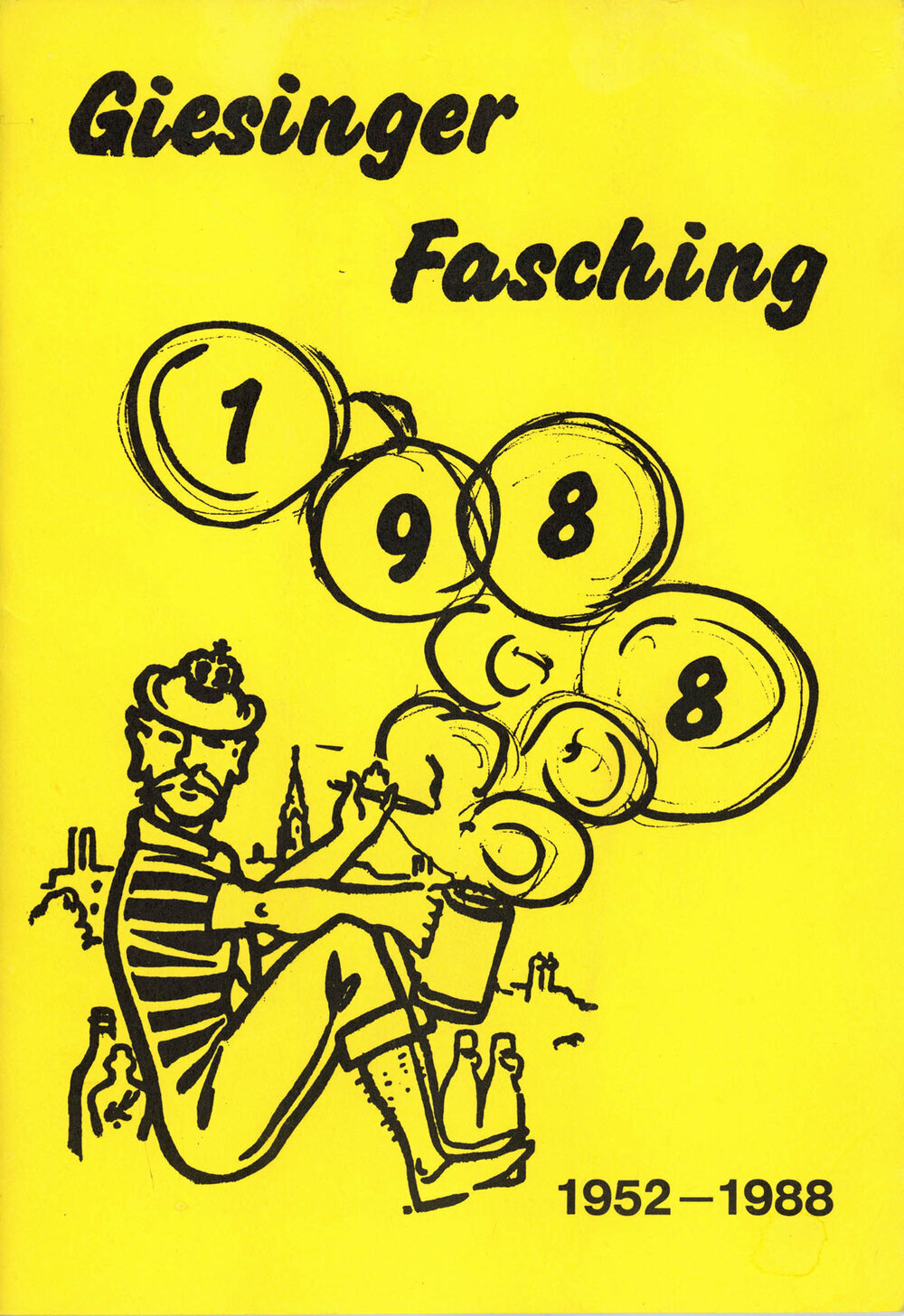 Programmheft der Giesinger Faschingsvereinigung, 1988