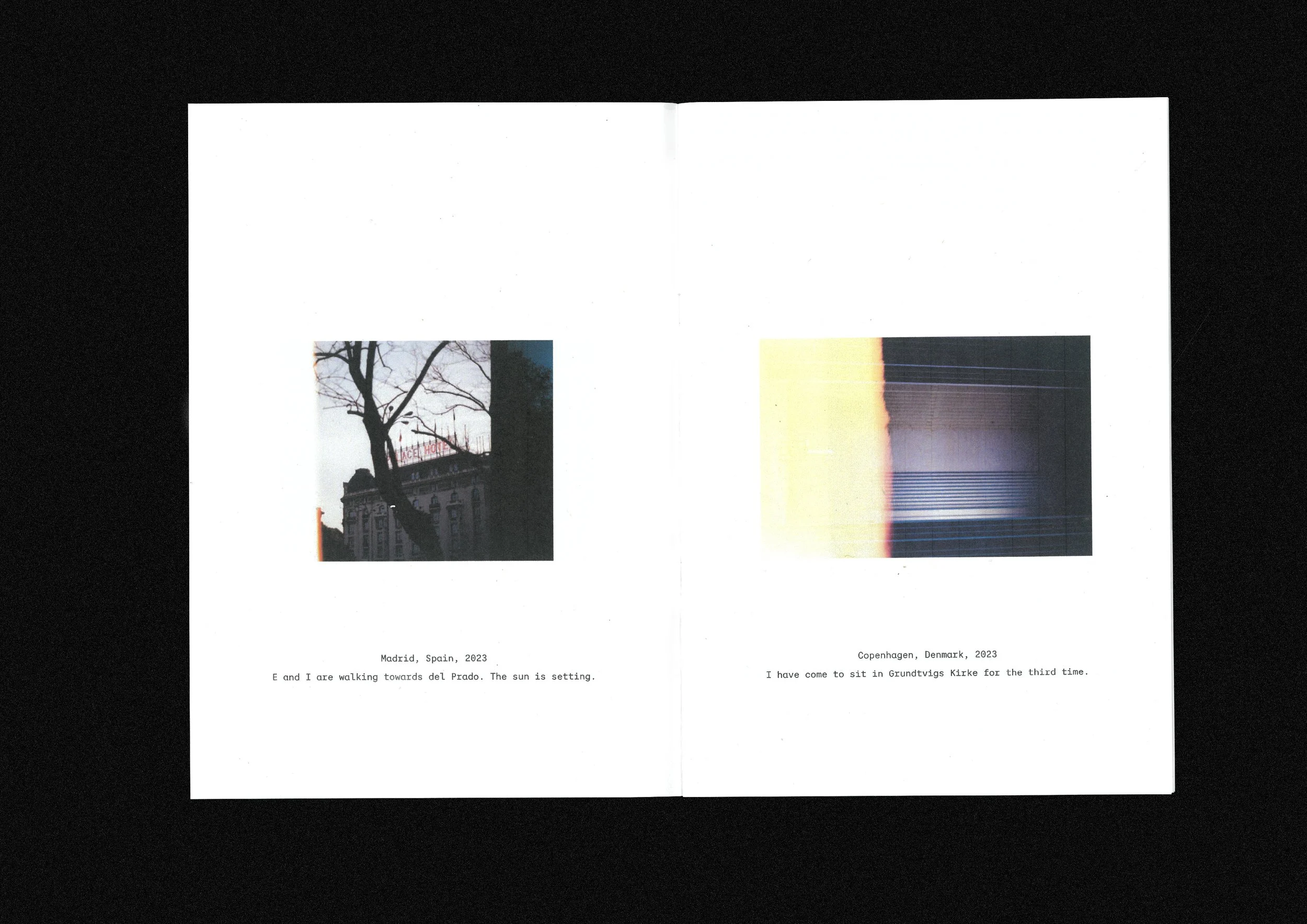handmade photobook zine, film photography