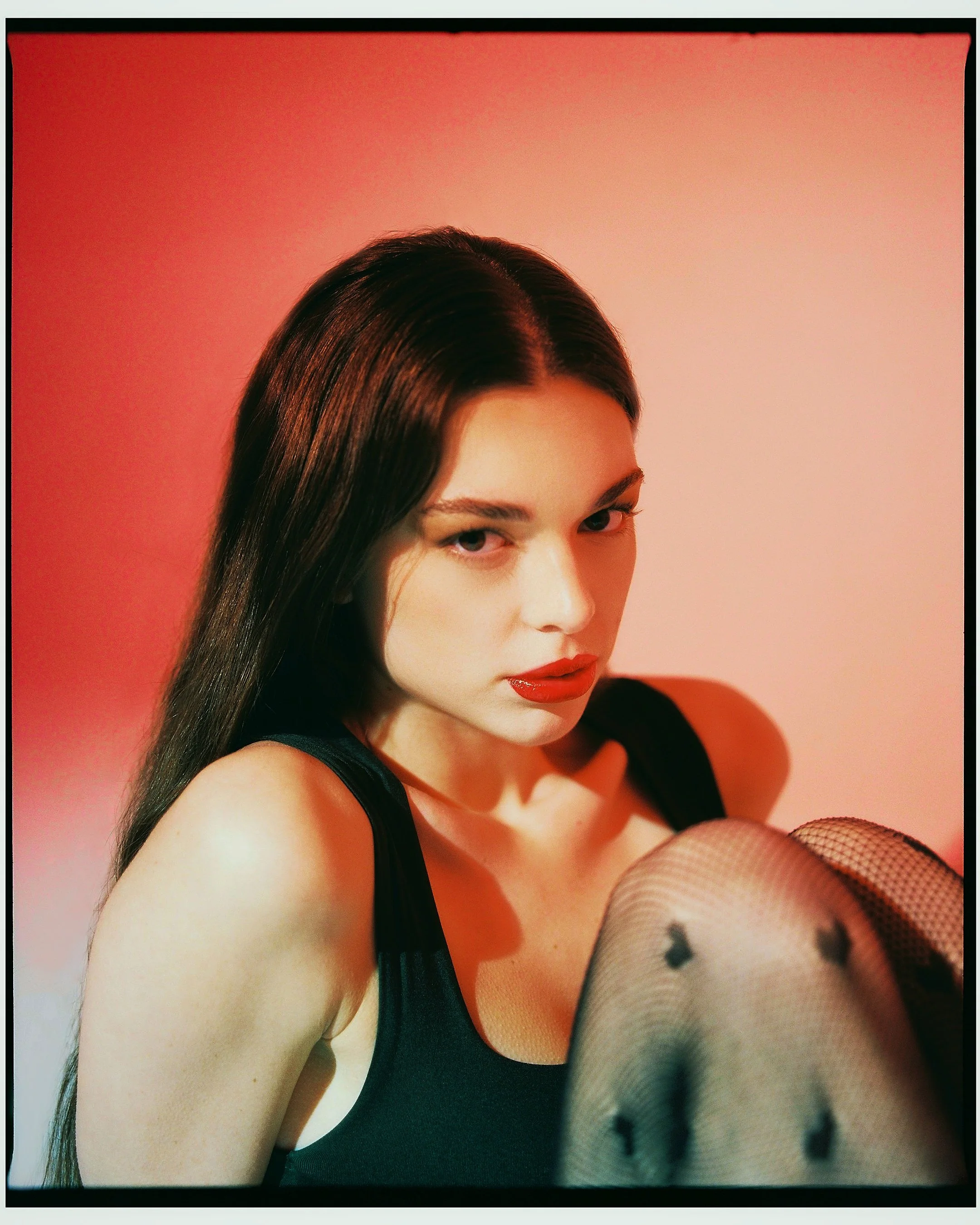 Model photography shoot in lightspace Leeds photography studio