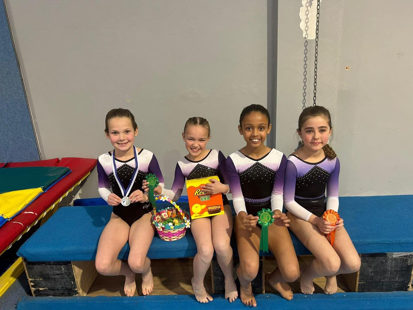 What a FANTASTIC day for DLJ Gymnastics Club! We have come home with outstanding results from the Pegasus Invitational today and we are so proud of you all! 🤩

6th place for Amelia
5th place for Agnes
1st place for Aubree and special floor award
2nd