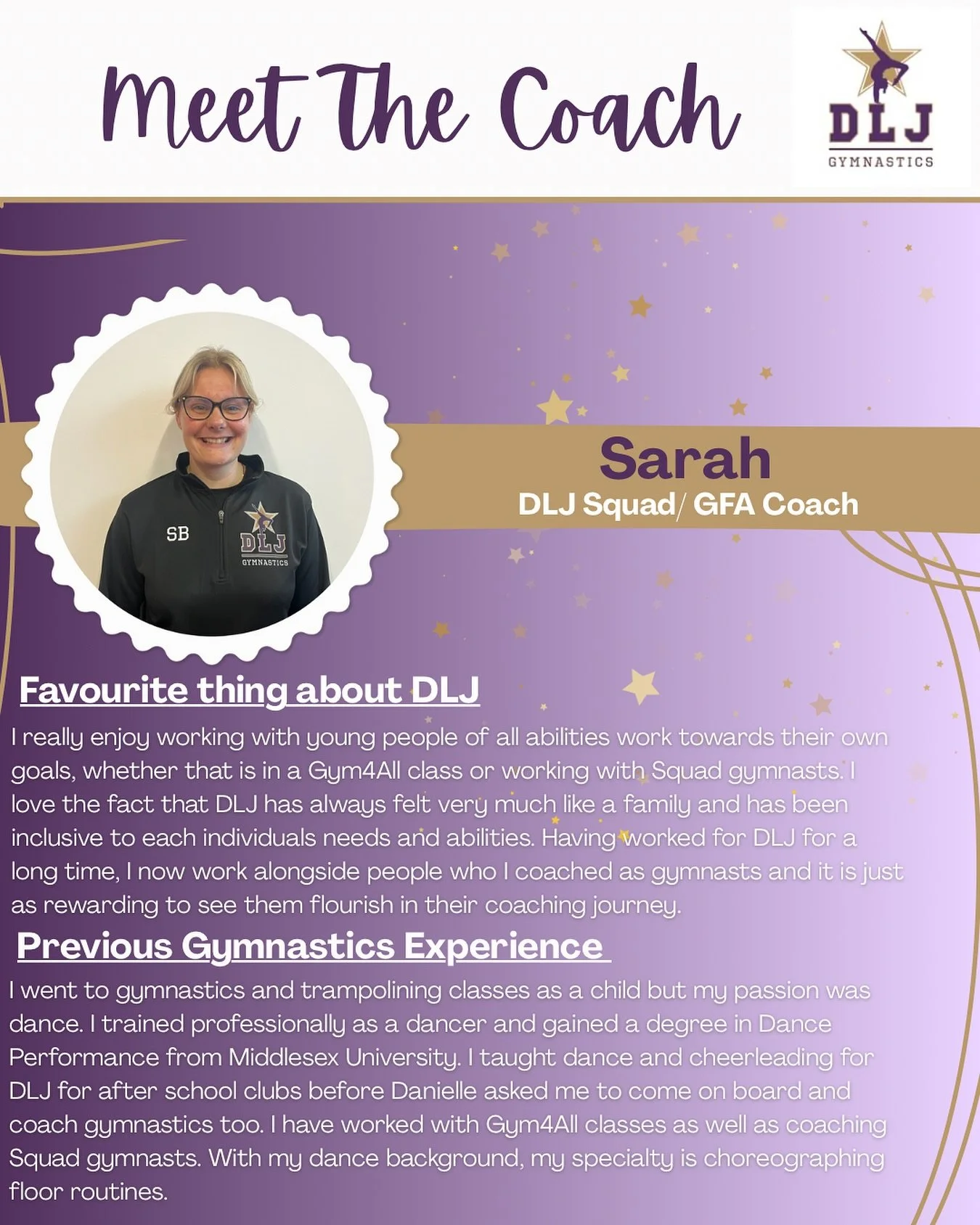 Meet the coach- Sarah⭐️
&mdash;&mdash;&mdash;&mdash;&mdash;&mdash;&mdash;&mdash;&mdash;&mdash;&mdash;&mdash;&mdash;&mdash;&mdash;&mdash;&mdash;&mdash;&mdash;&mdash;&mdash;&mdash;&mdash;
British Gymnastics affiliated club based in Gillingham (ME7 1GE)