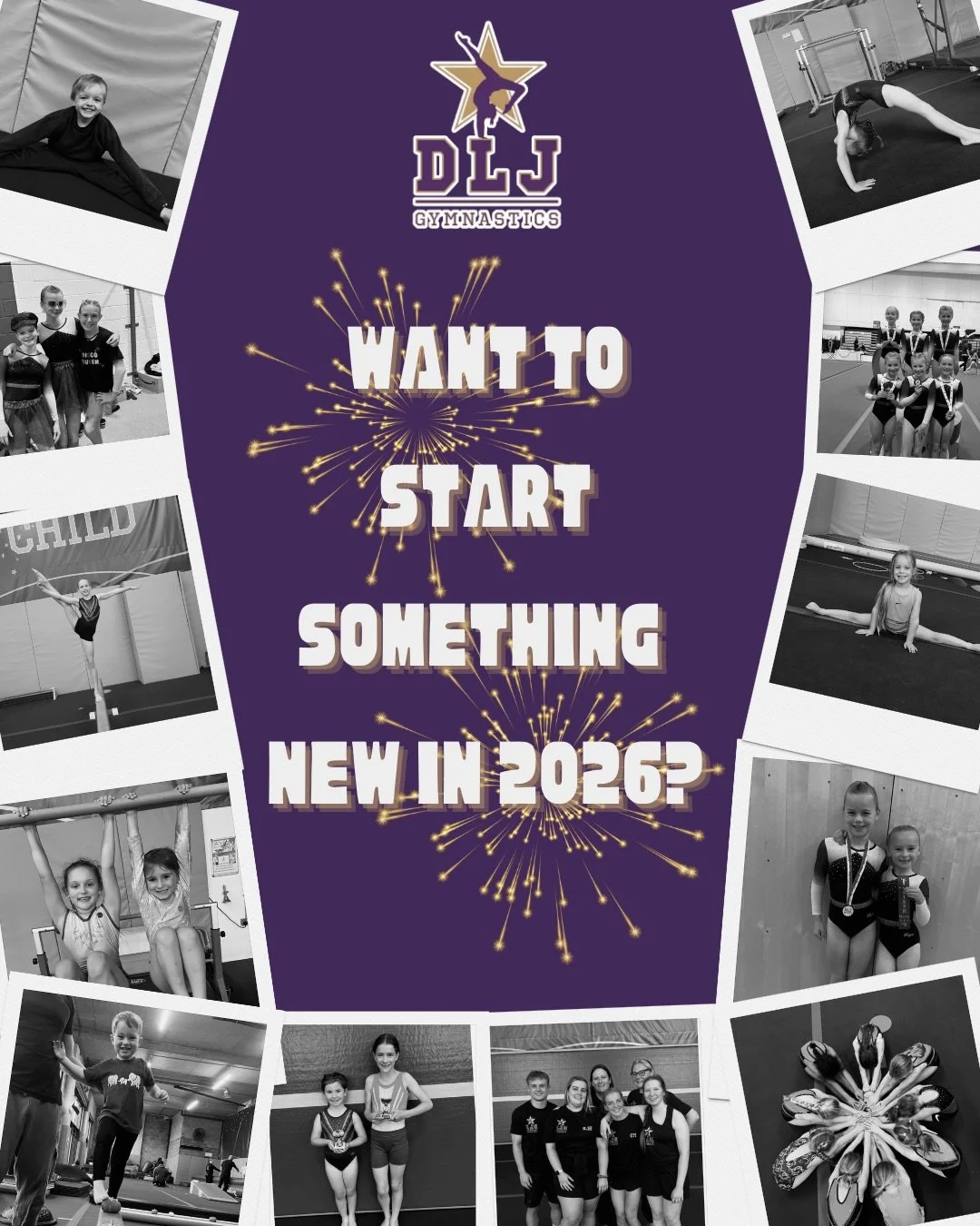 Are you looking for something for your child to be part of in 2026? Then why not join DLJ gymnastics💜

We are a fun British gymnastics affiliated club based in Gillingham, Medway!

For more information visit our website www.dljgymnastics.com or cont