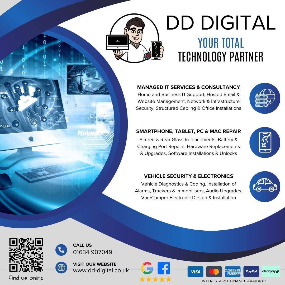*SPONSOR SPOTLIGHT - DLJ CHAMPS 2026* - With just over a week to go we want to shout out DD Digital who are offering a *&pound;60 phone/tablet/PC repair voucher* to be won in our upcoming raffle! Big thank you for supporting DLJ Gymnastics Club! DD D