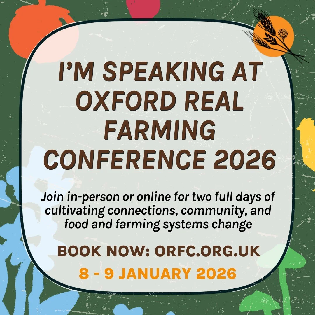 Honoured to be hosting, chairing and taking part in @oxfordrealfarmingconference 2026 🌱

Representing @shrublondon alongside @harrydyersussex @sdrbest and @georgie_pruden , and sharing the room with some truly inspiring growers, chefs and organisers