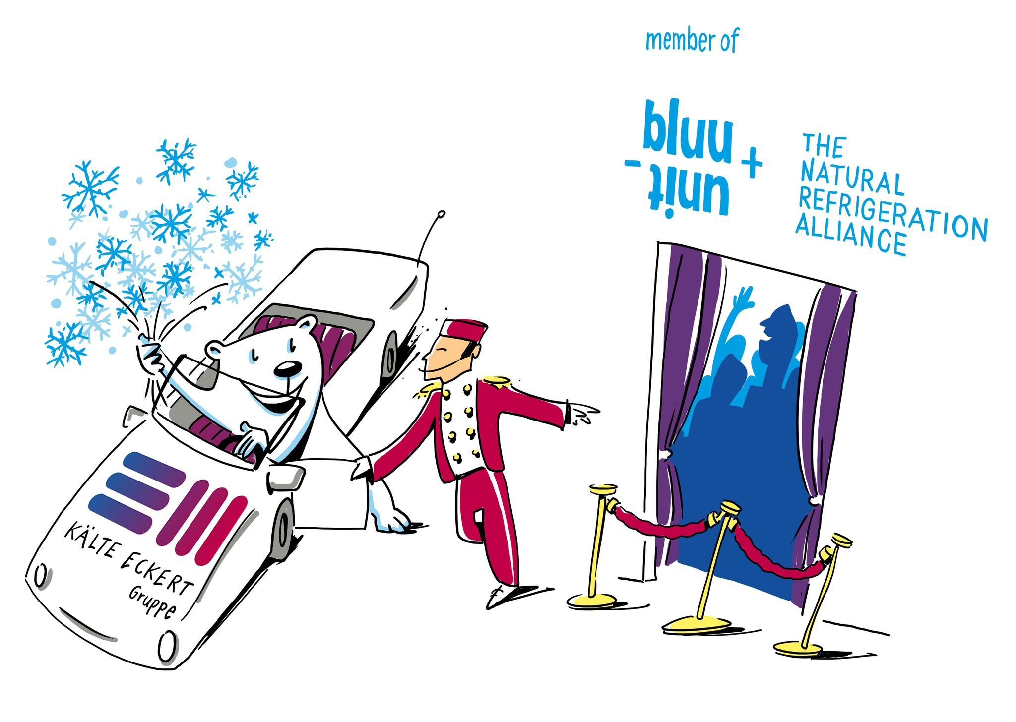 Wir sind Teil der bluu unit Allianz