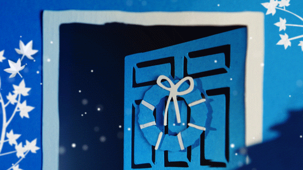 Alan_Dunne_RTEONE_Christmas_idents_paper_tree_door.gif