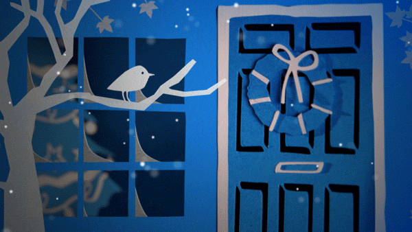 Alan_Dunne_RTEONE_Christmas_idents_paper_robin_door.gif