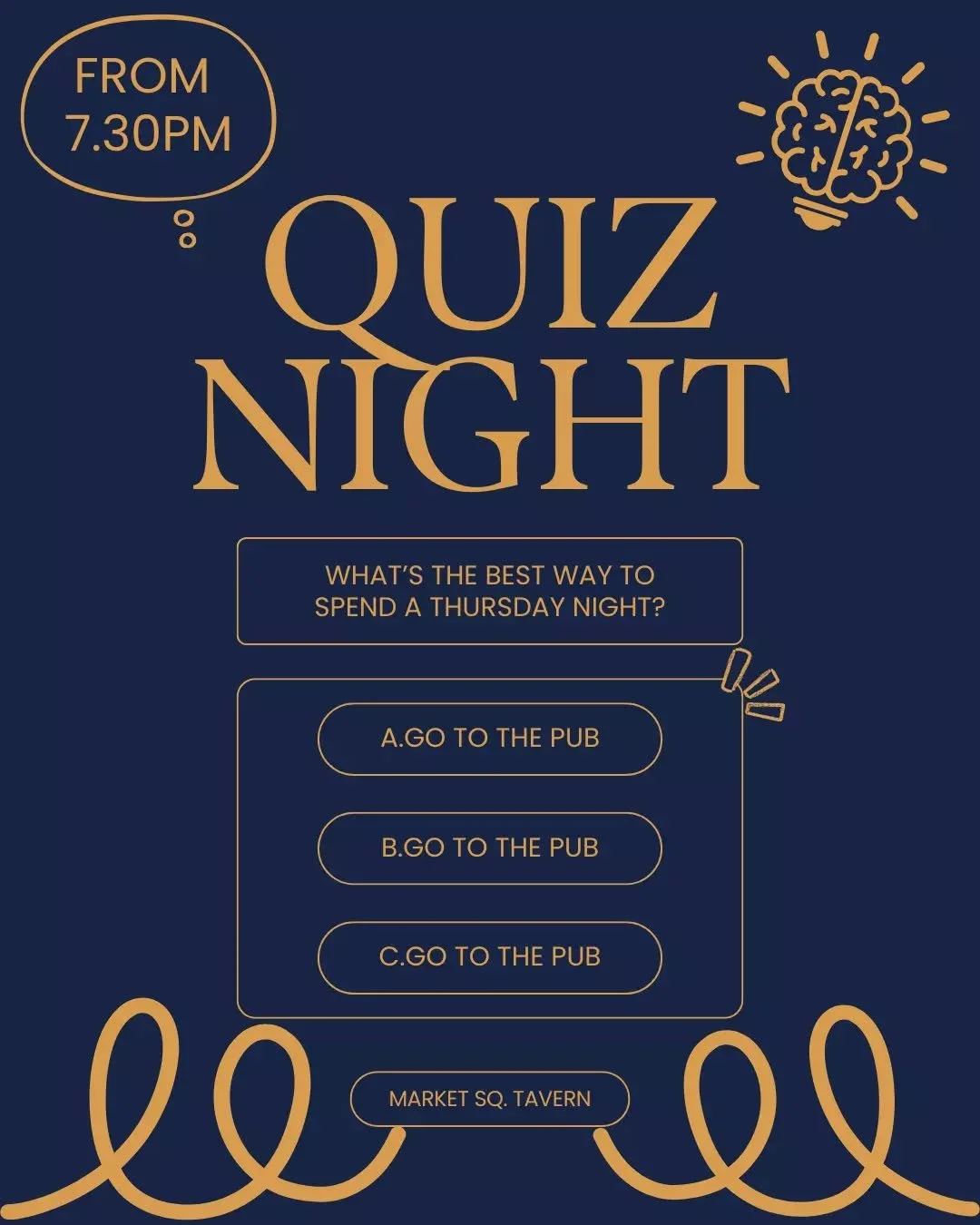 Think you know it all? Prove it! 🤔 Quiz Night kicks off at 7:30pm tonight 🧠🏆 #QuizNight