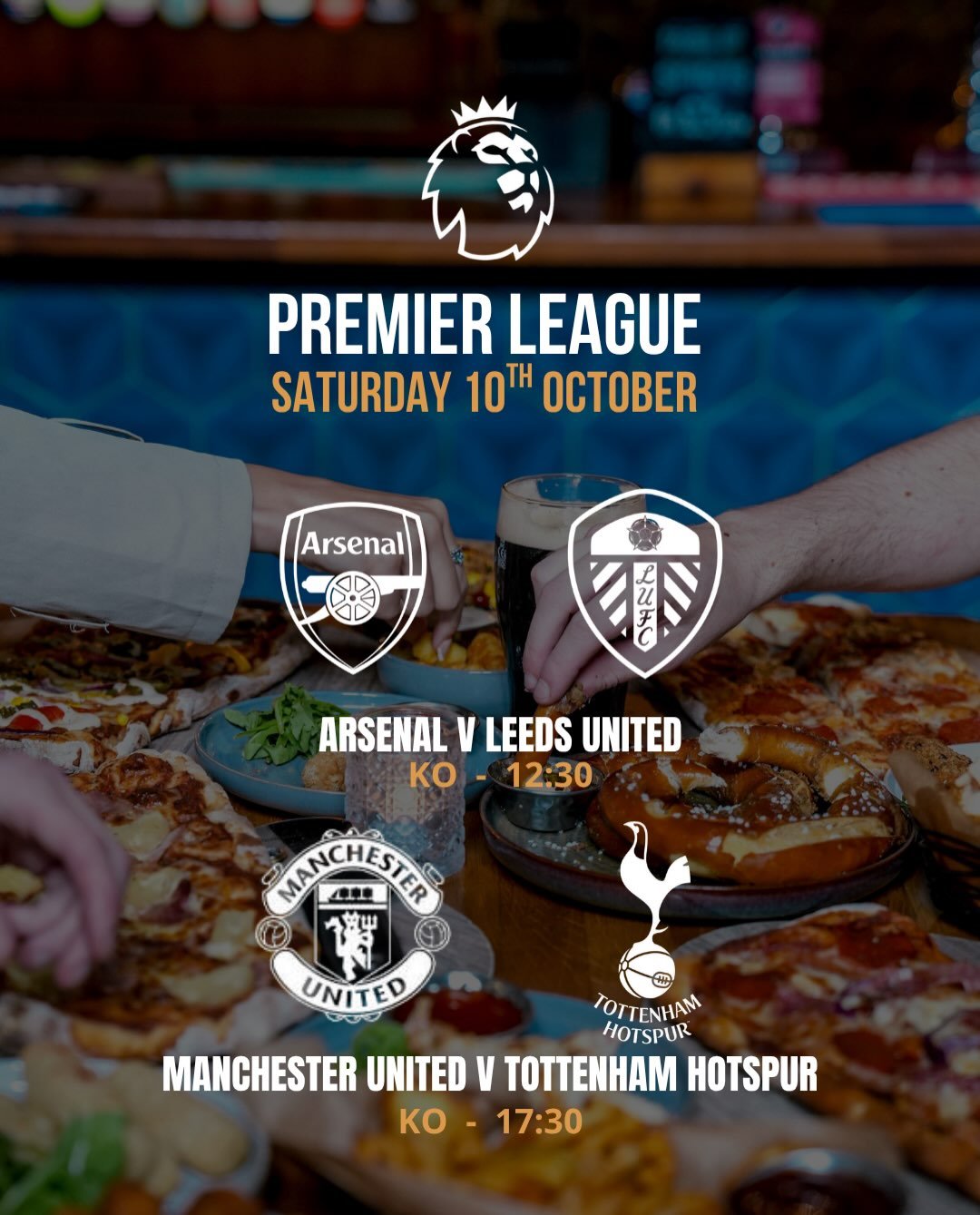 ⚽️ THE PREMIER LEAGUE IS BACK! 🍻

A full weekend of football is here! 🔥 Get your mates together, grab a few cold ones and catch the best televised action LIVE at Market Square Tavern 🍻

⚽️🍕 Great football, great drinks and even better company! Se