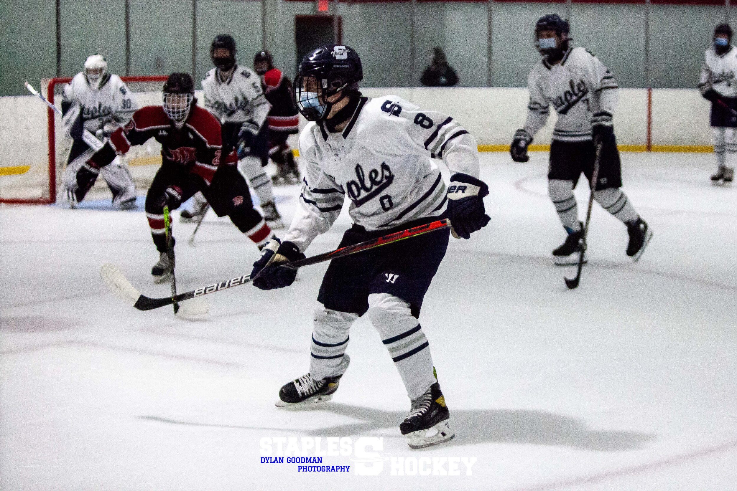 103-Staples Varsity Boys Hockey vs. Masuk - February 27, 2021 - Dylan Goodman Photography.jpg