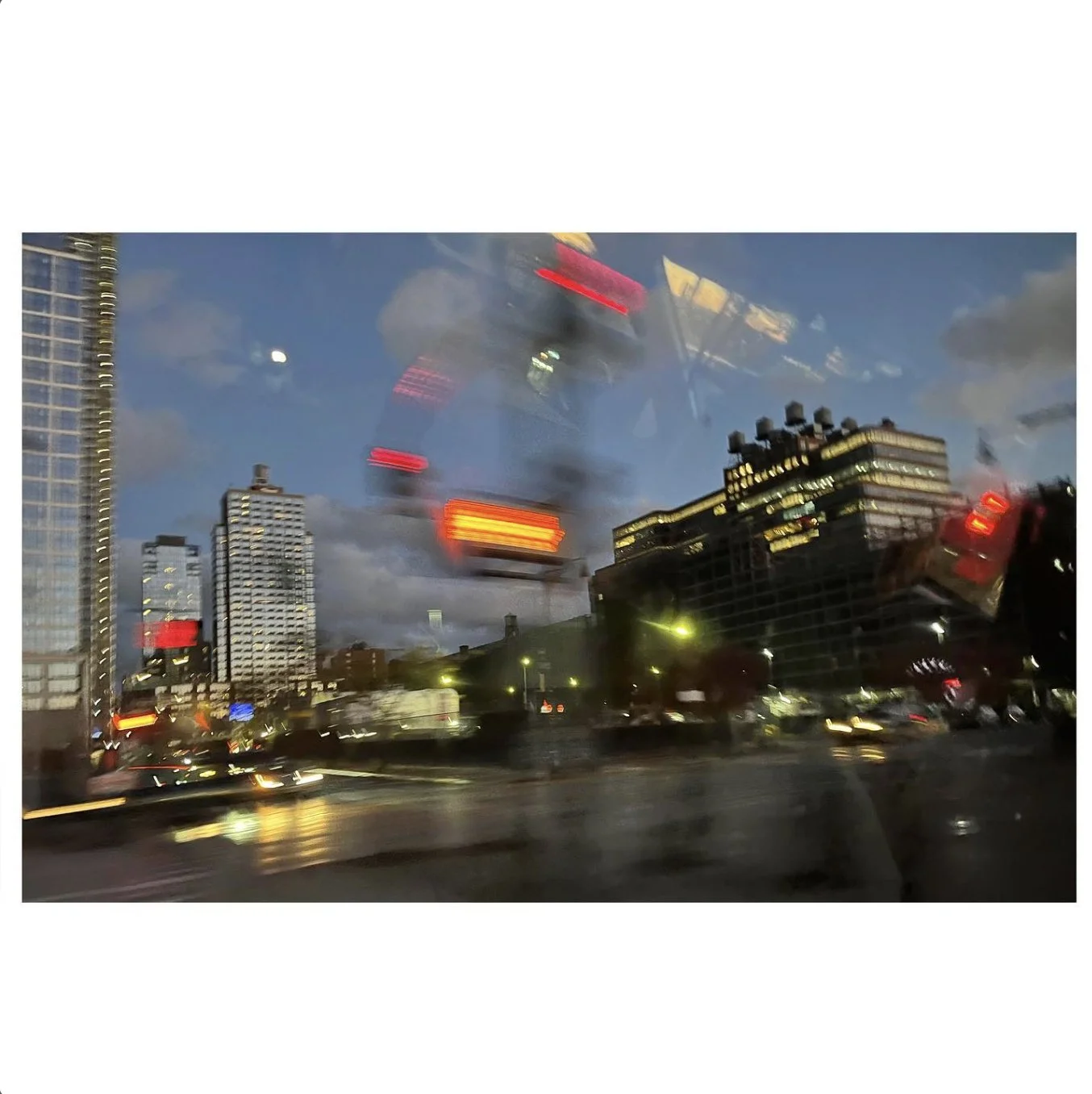 Midtown Manhattan, from a car on the West Side Highway, 11/21