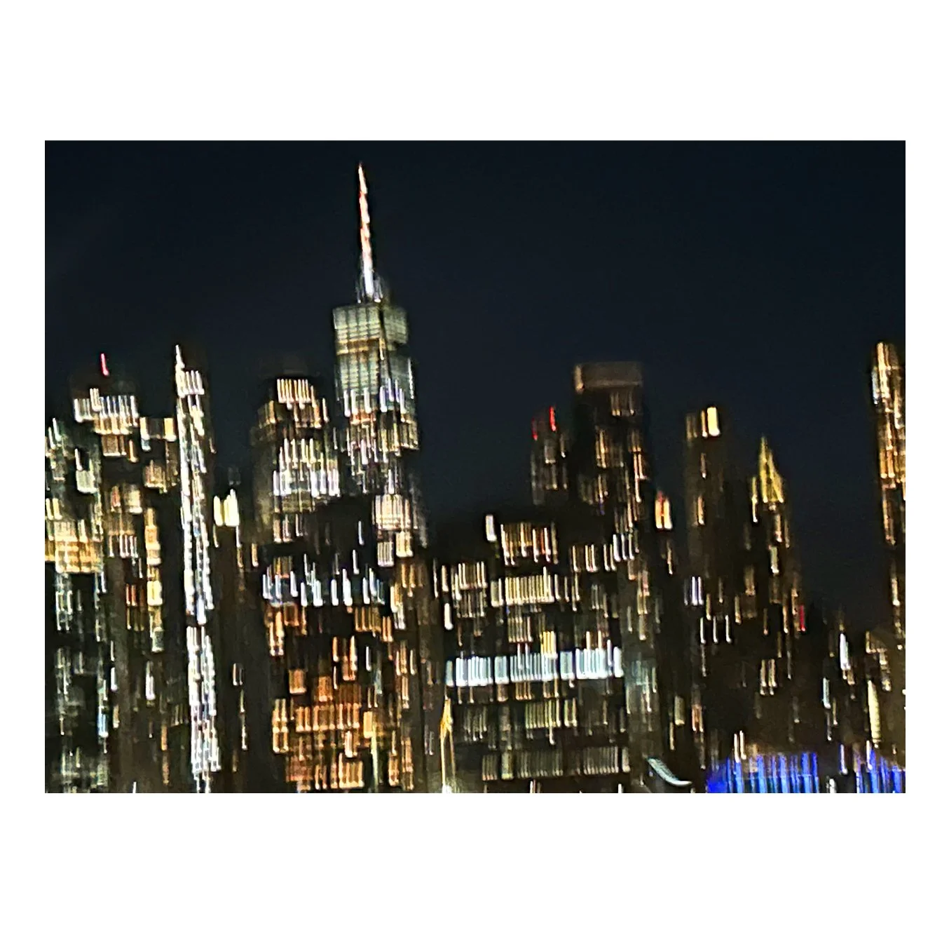 Midtown Manhattan, from a car on the Williamsburg Bridge, 12/25