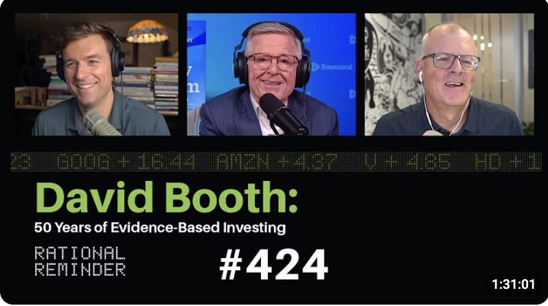 Stay calm. Plan accordingly. And tune in to David Booth with Cameron Passmore on The Rational Reminder podcast.