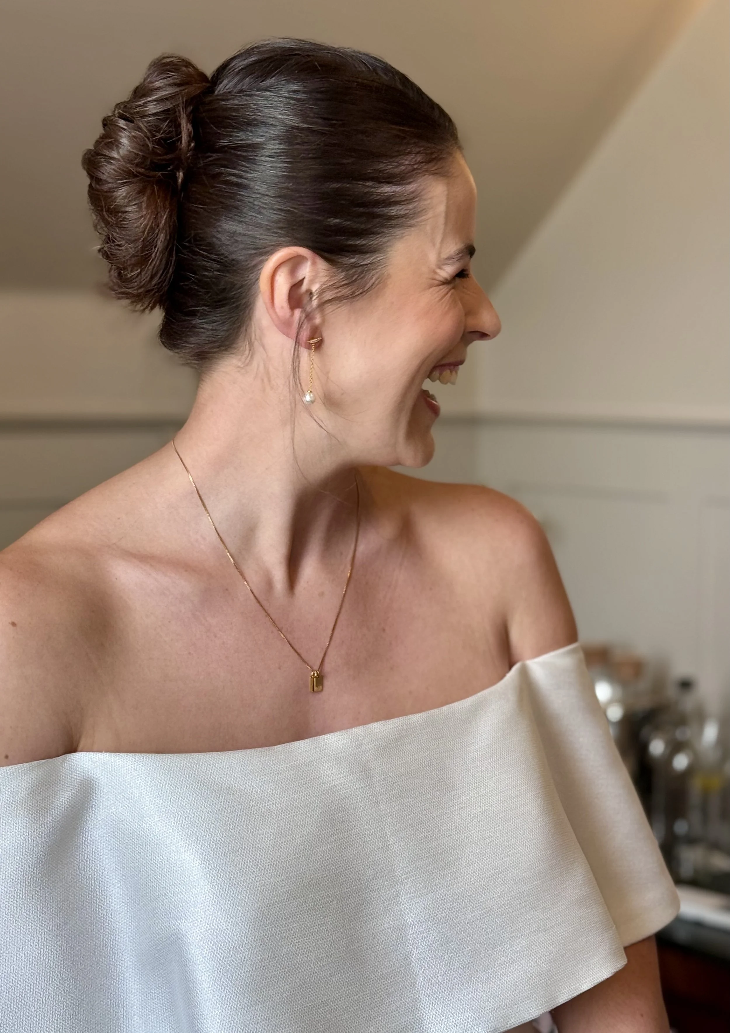 Modern bridal wedding hair artist Kent