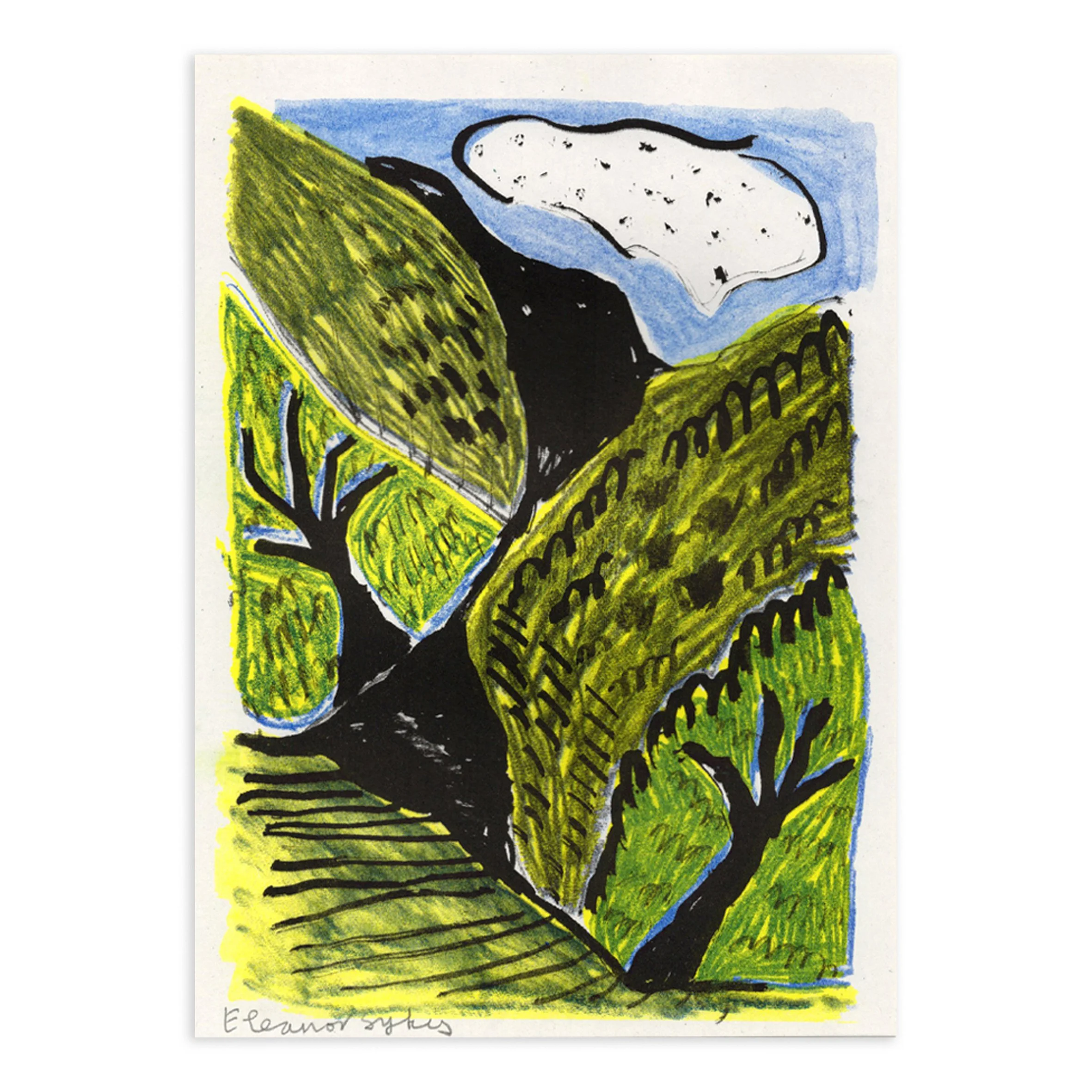 Scottish Landscape: A5 Riso Print