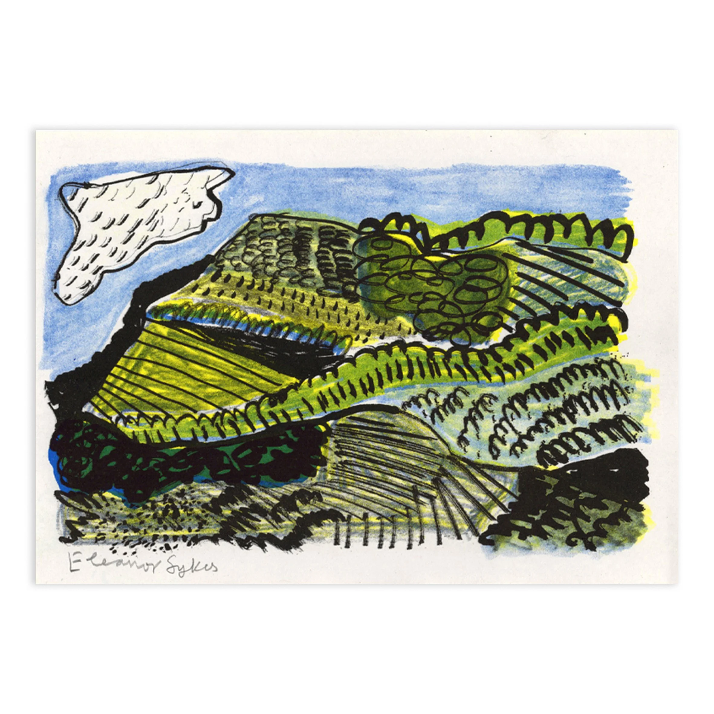 Scottish Landscape: A5 Riso Print