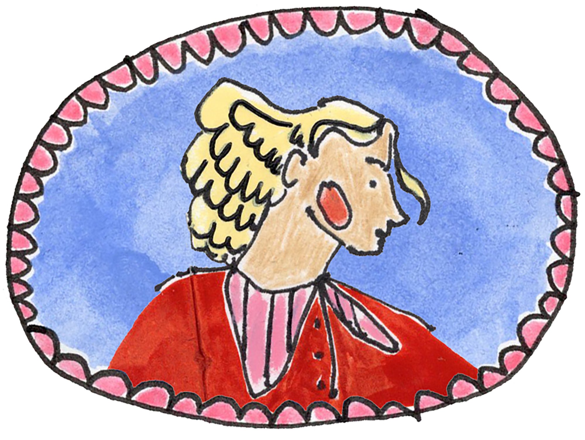 Stamp design for wedding invitation