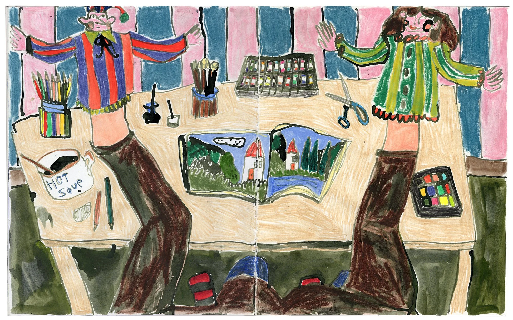 Punch and Judy puppets