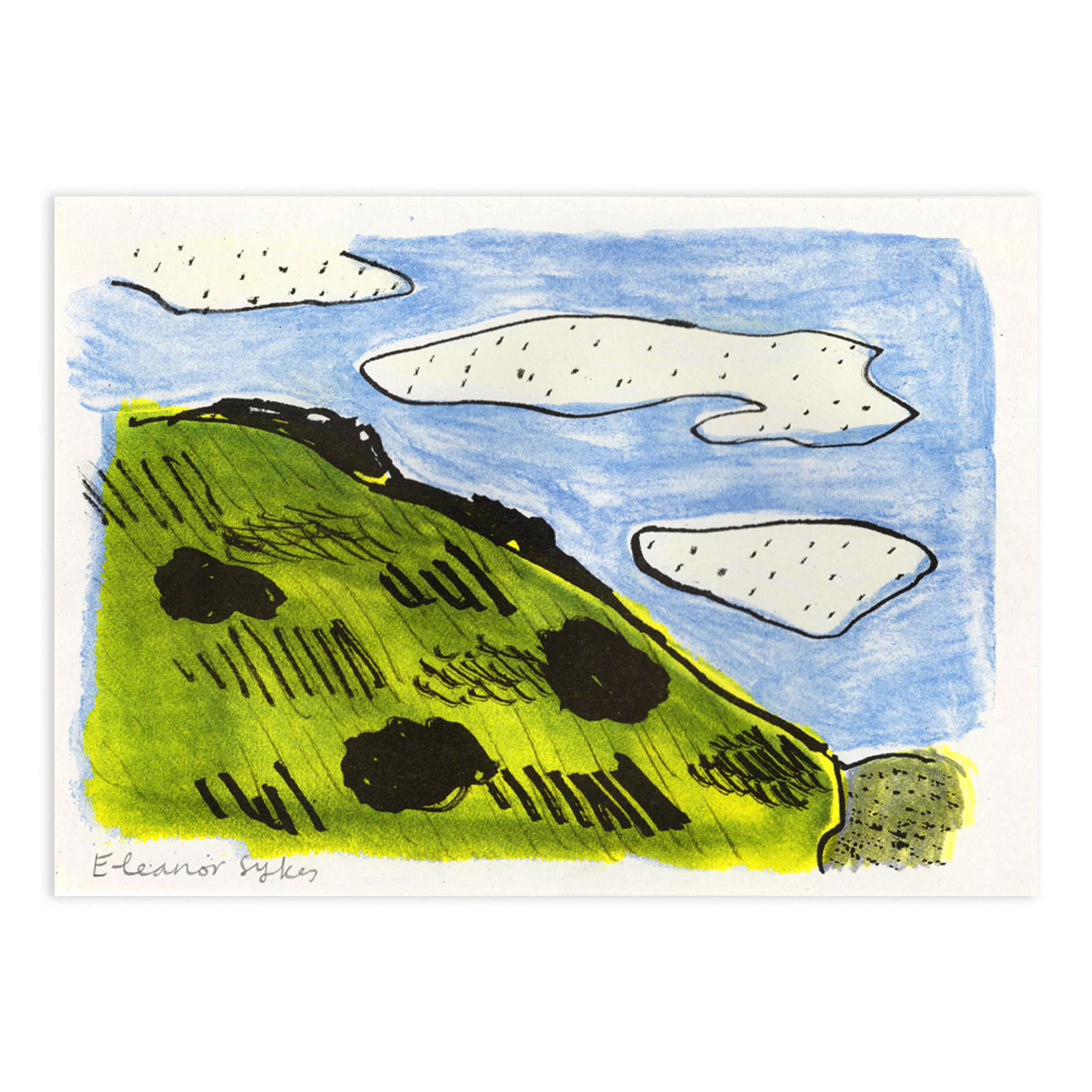 Scottish Landscape: A5 Riso Print