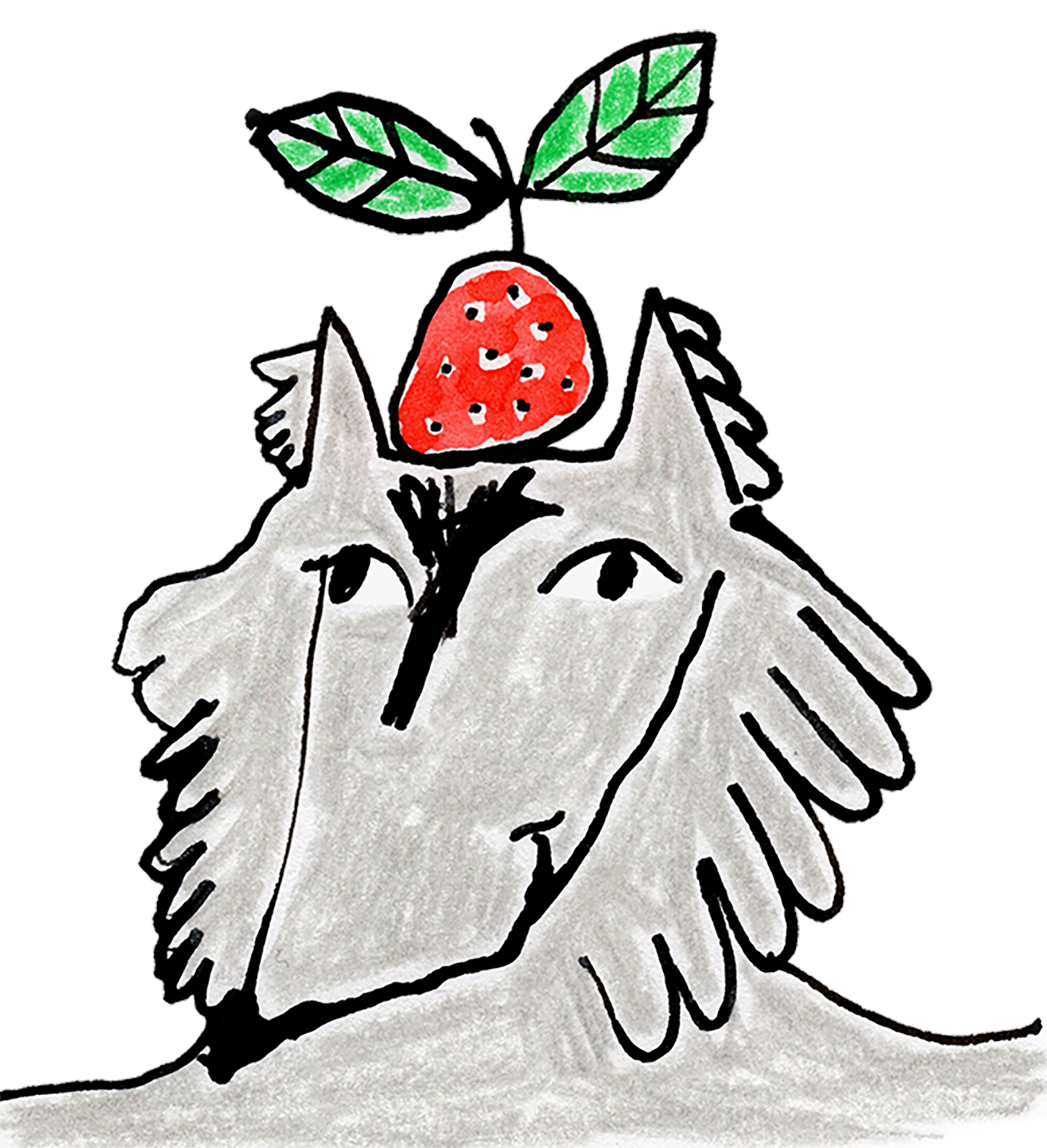 Illustration from self-published picture book Apple Sauce