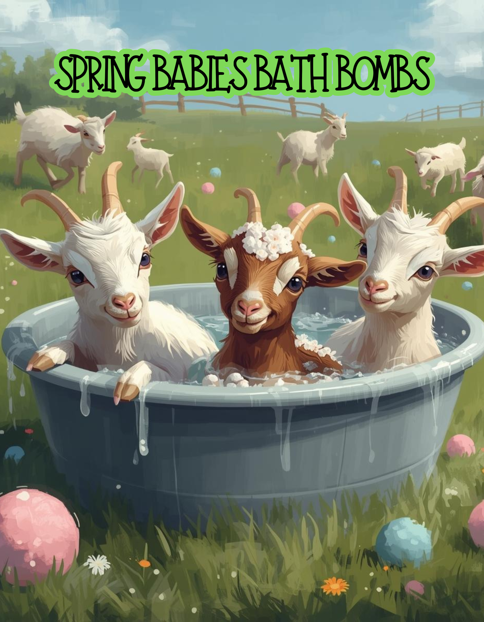 Spring Babies Bath bomb