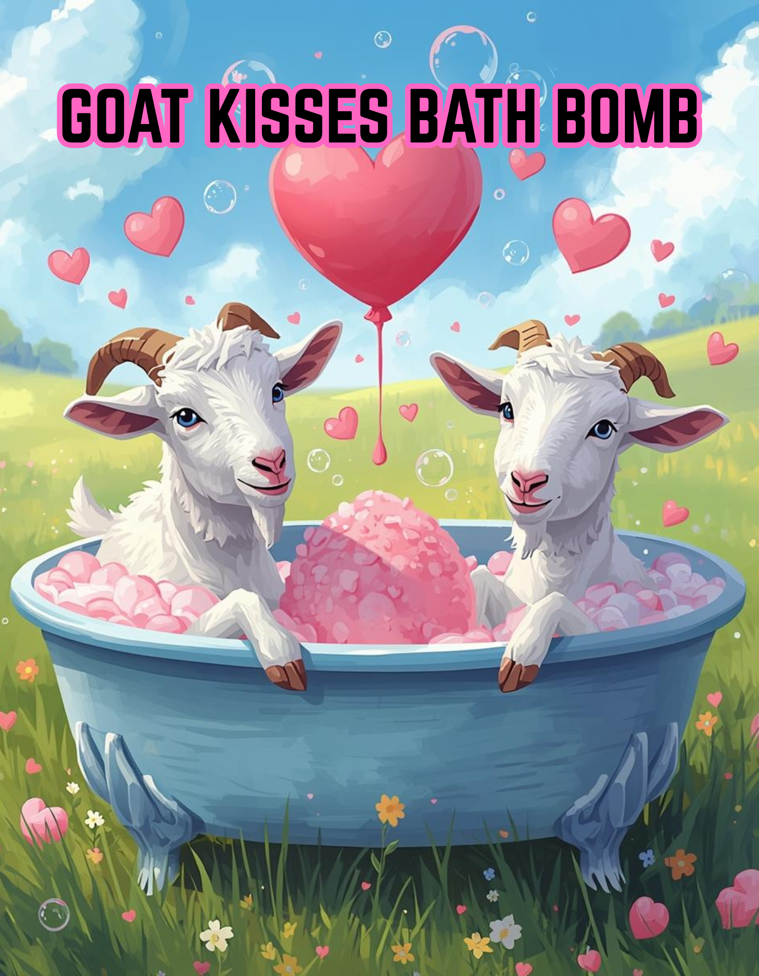 Goat Kisses Bath Bomb