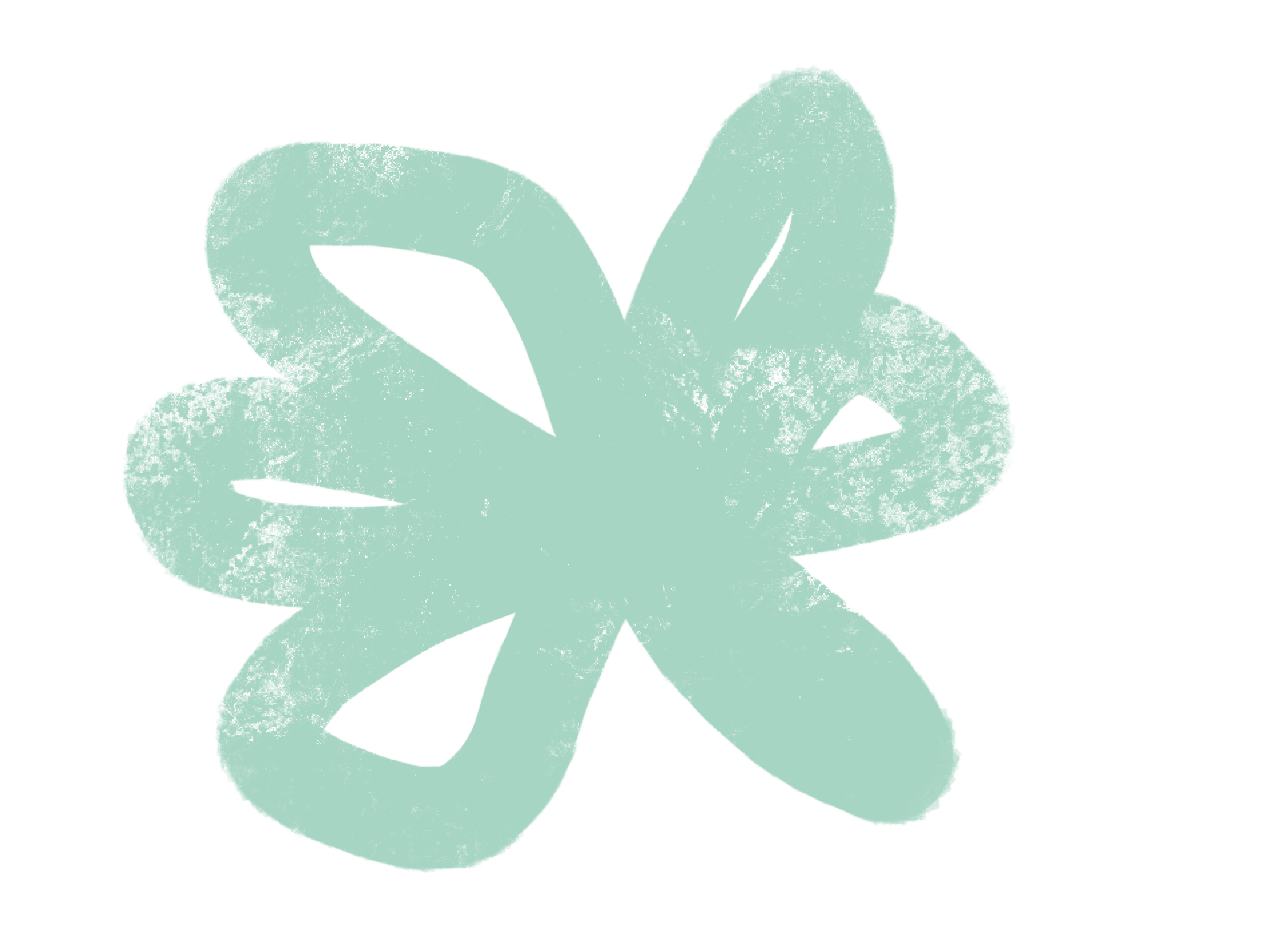 Silhouette of a curled-up cat with its tail wrapped around its body, all in a light teal color on a black background.